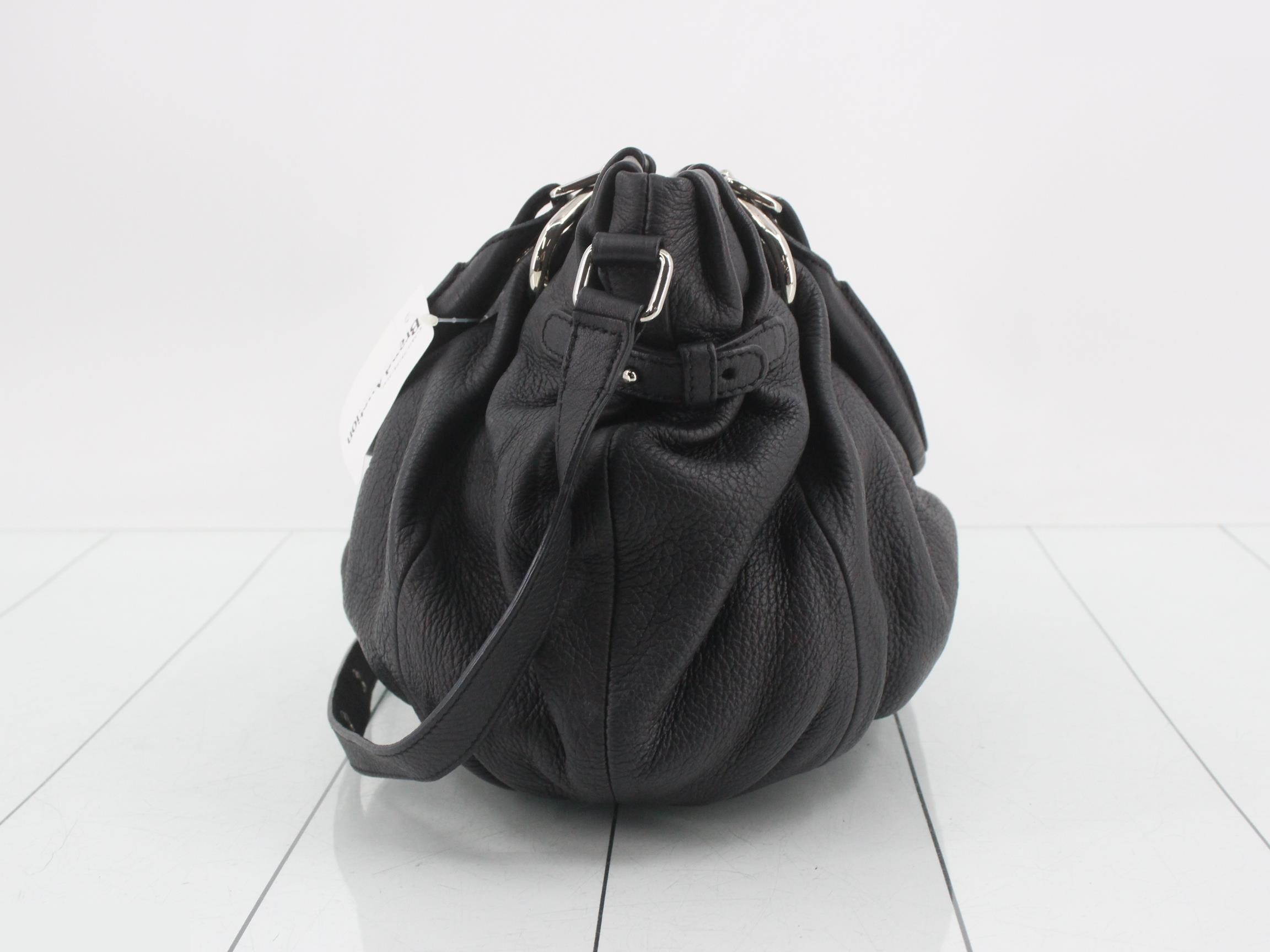Leather 2-way bag with shoulder strap — view 3