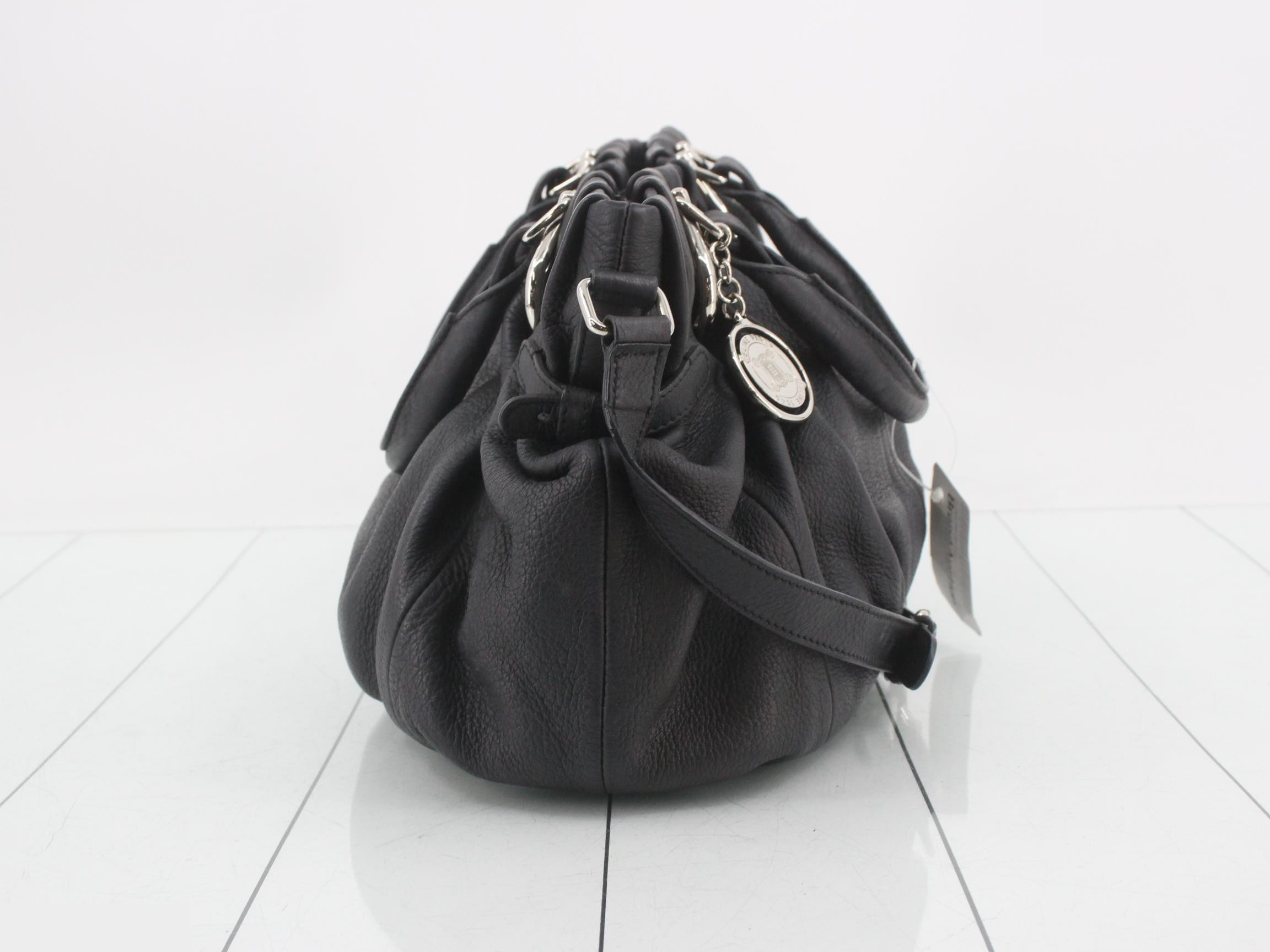 Leather 2-way bag with shoulder strap — view 4