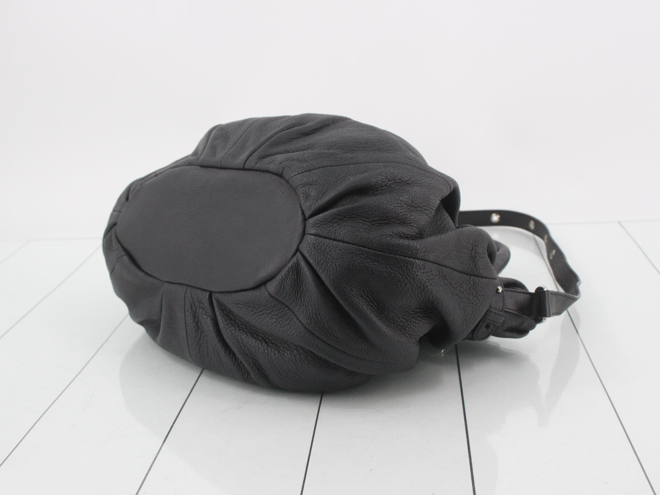 Leather 2-way bag with shoulder strap — view 6