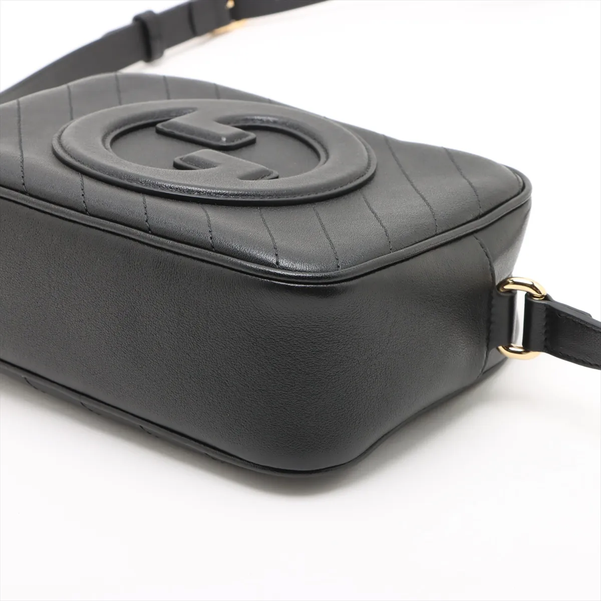 Blondie Leather Shoulder Bag, Black, 742360 — view 3