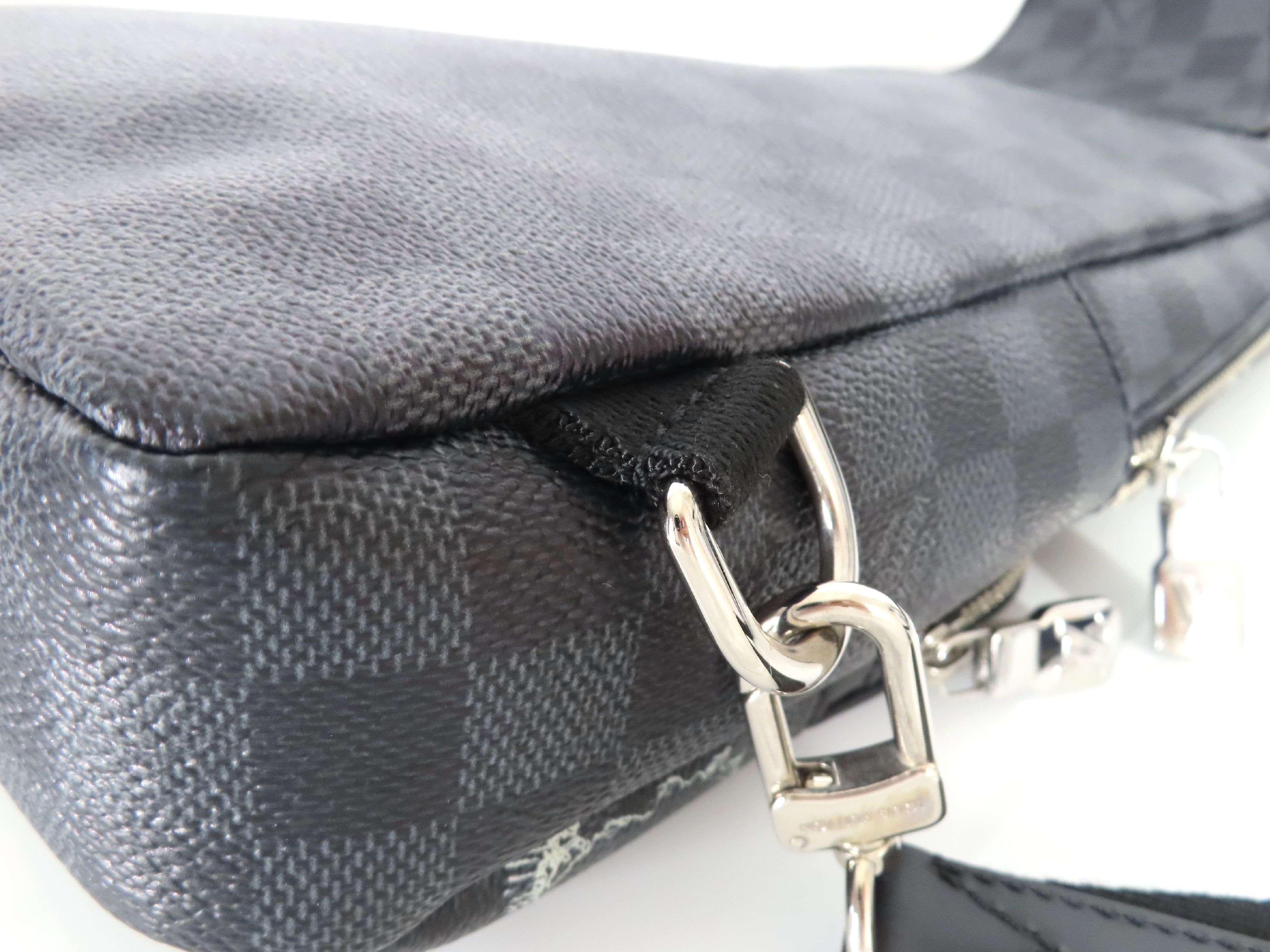 Damier Graphite Avenue Sling Bag World Map N40237 Waist Bag — view 5