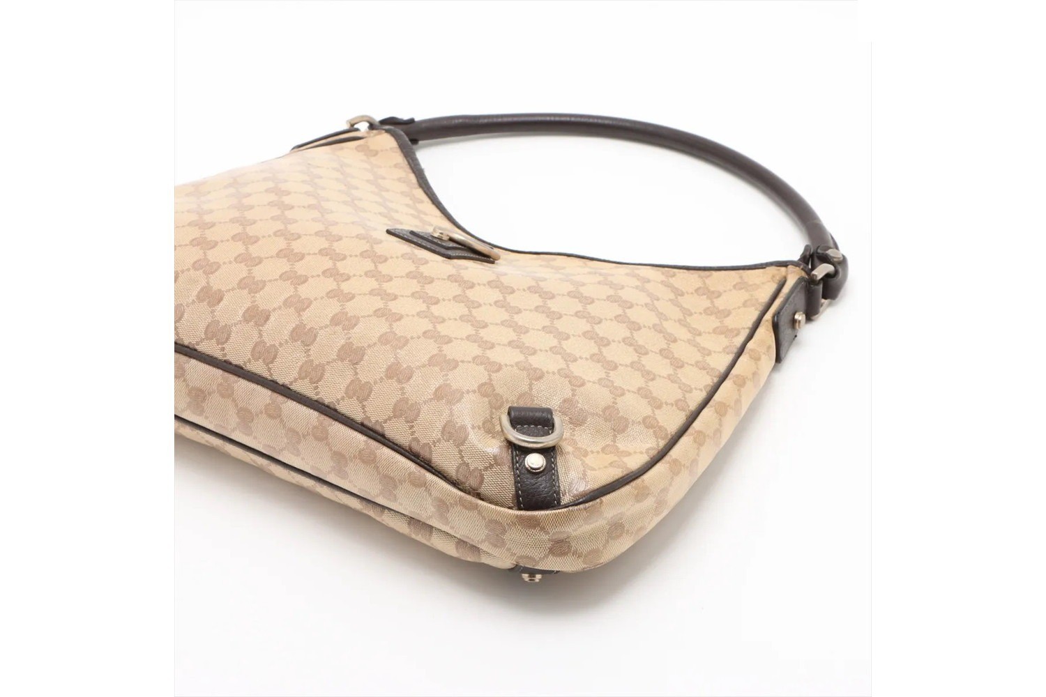 GG Crystal Abbey 268636 Leather Shoulder Bag — view 3