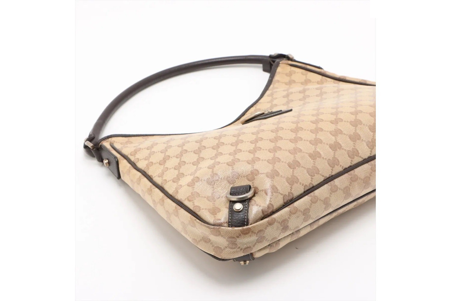GG Crystal Abbey 268636 Leather Shoulder Bag — view 4