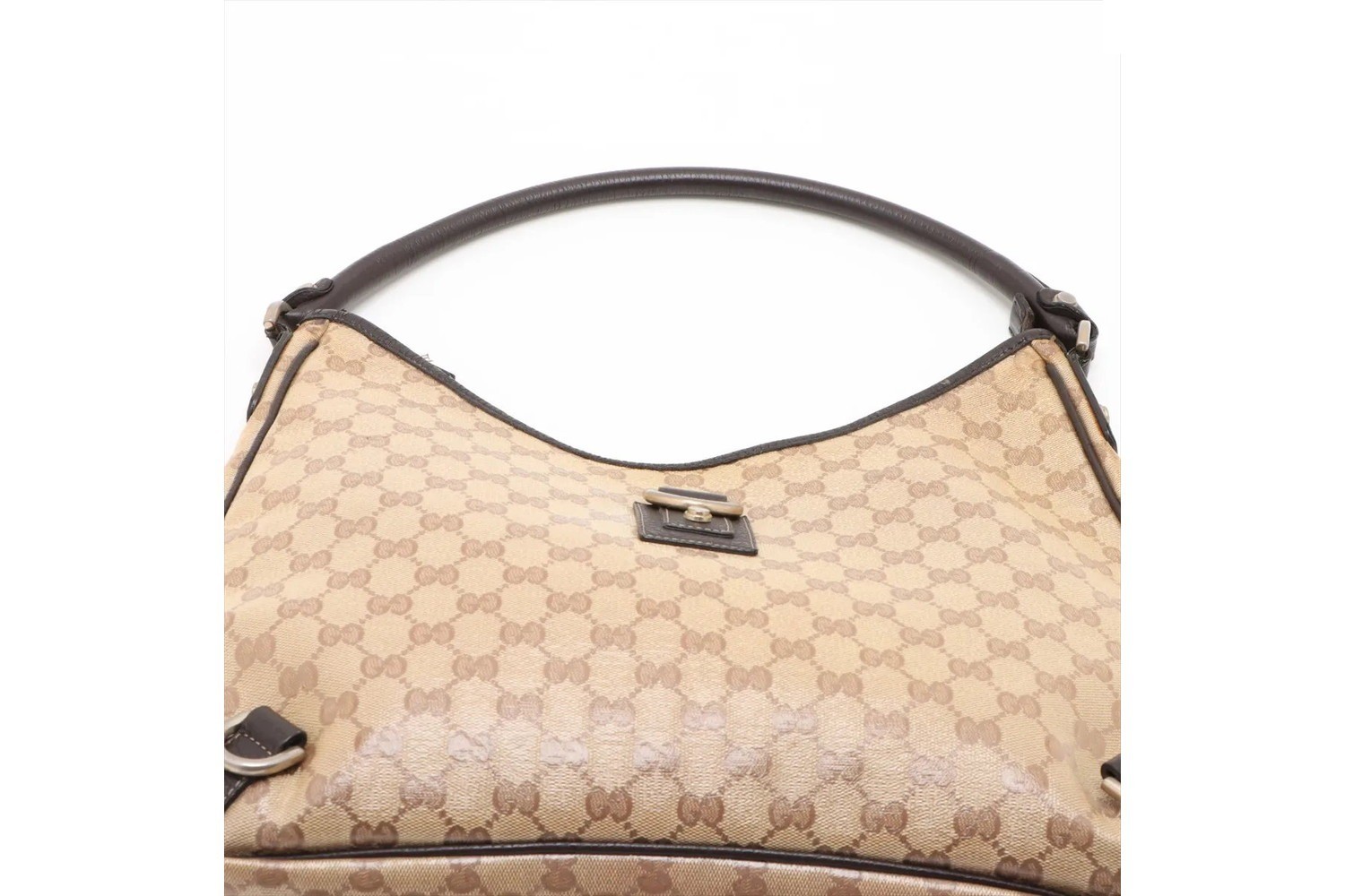 GG Crystal Abbey 268636 Leather Shoulder Bag — view 6
