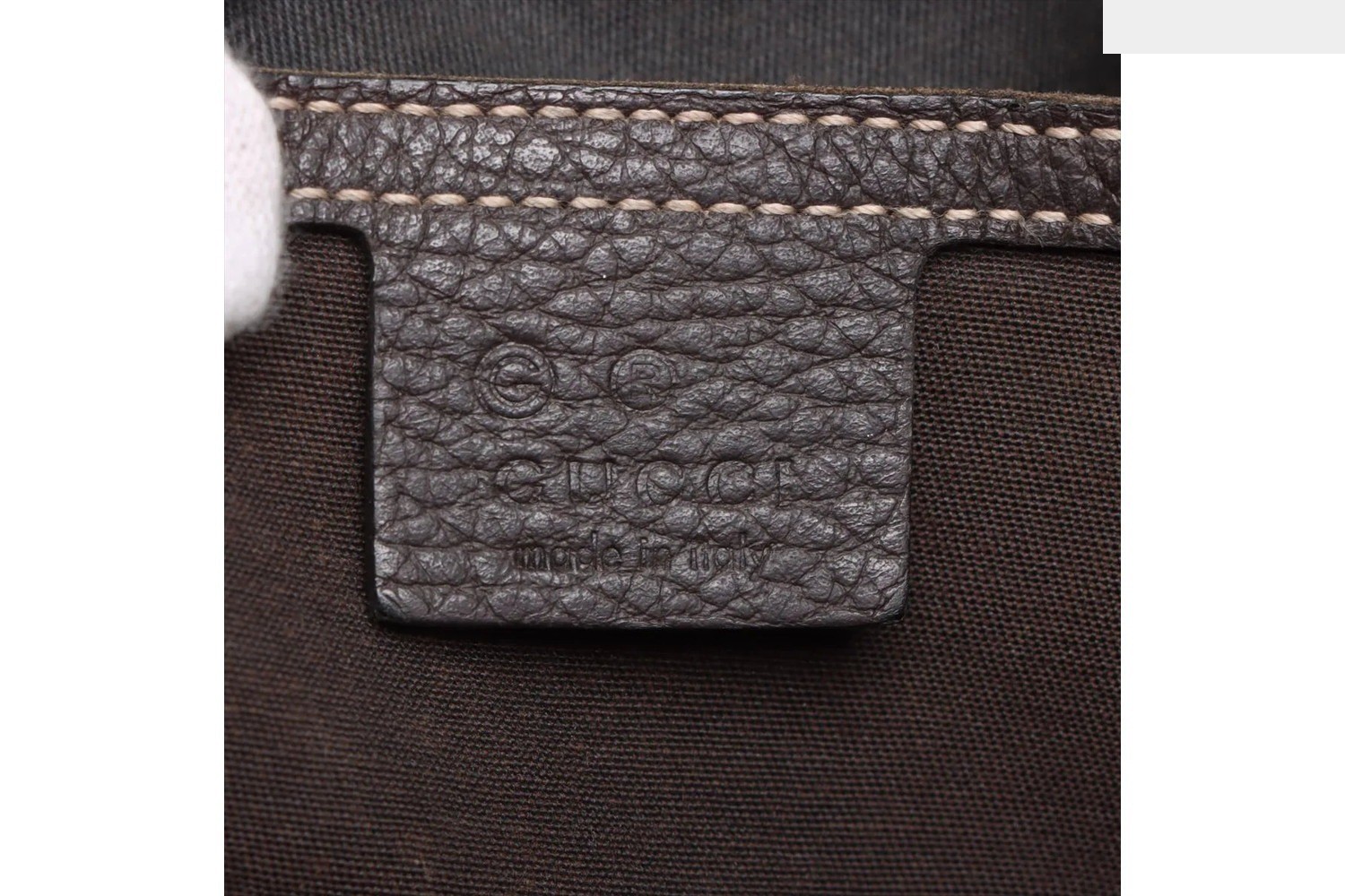 GG Crystal Abbey 268636 Leather Shoulder Bag — view 9