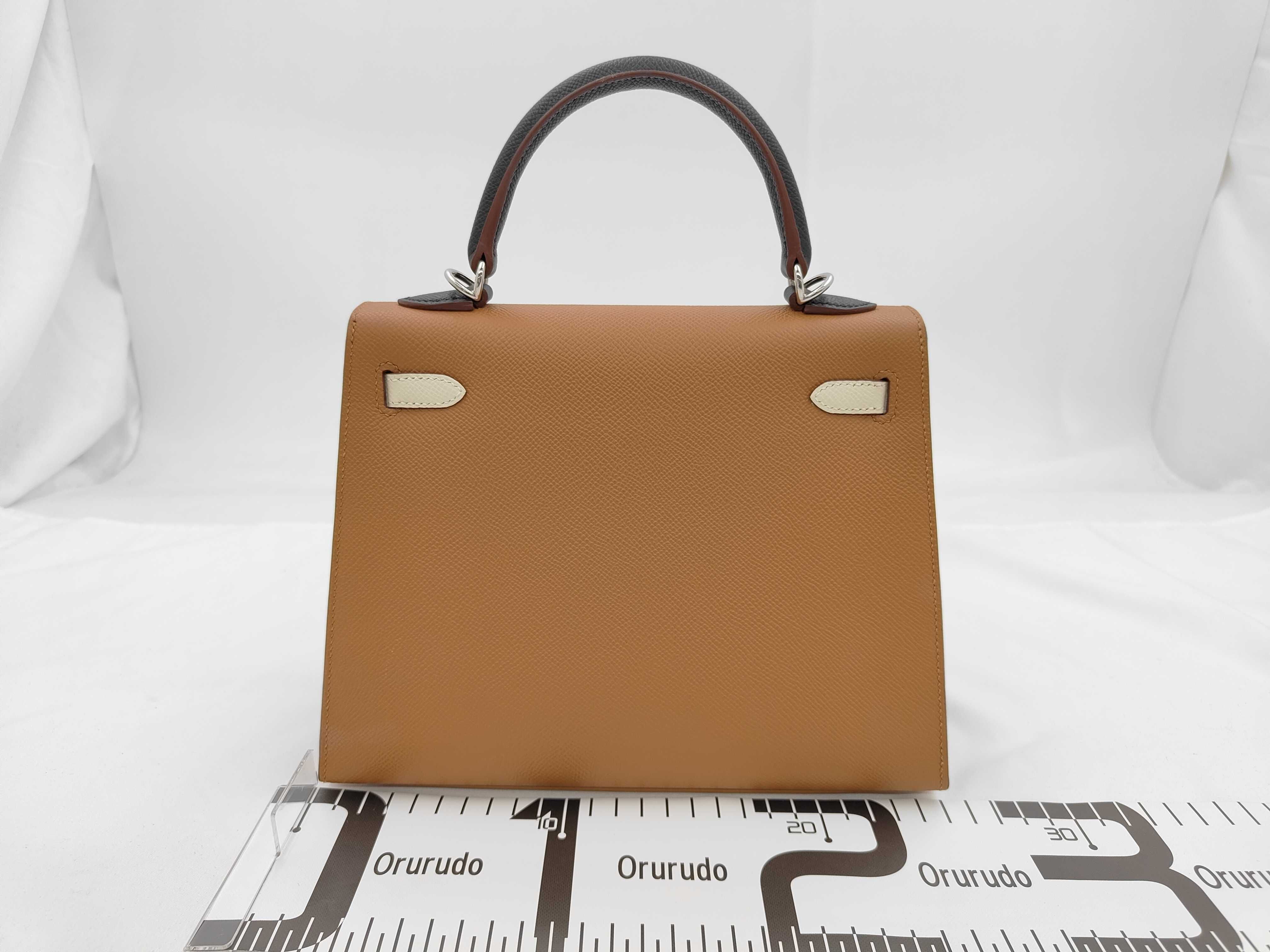 Kelly 25 handbag (brown) — view 2