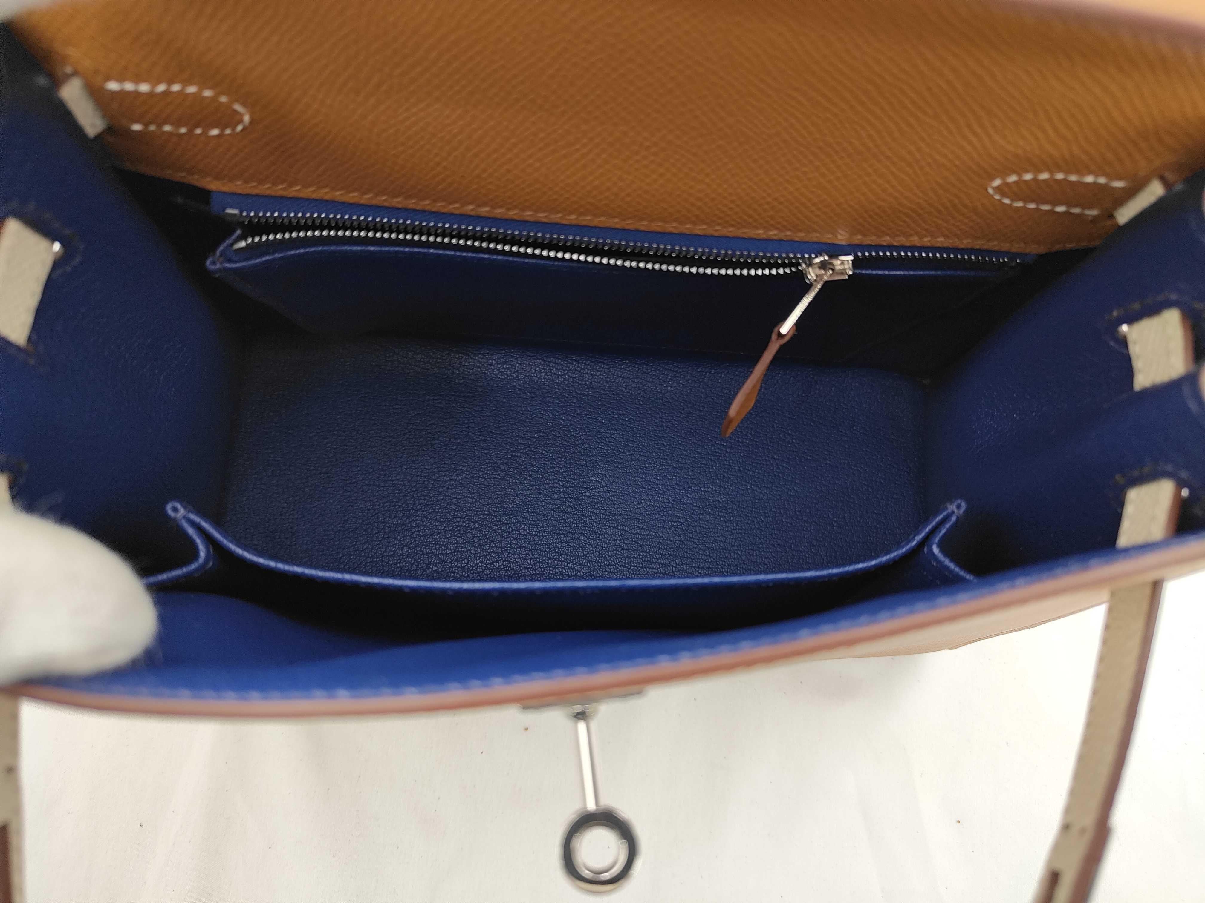 Kelly 25 handbag (brown) — view 8