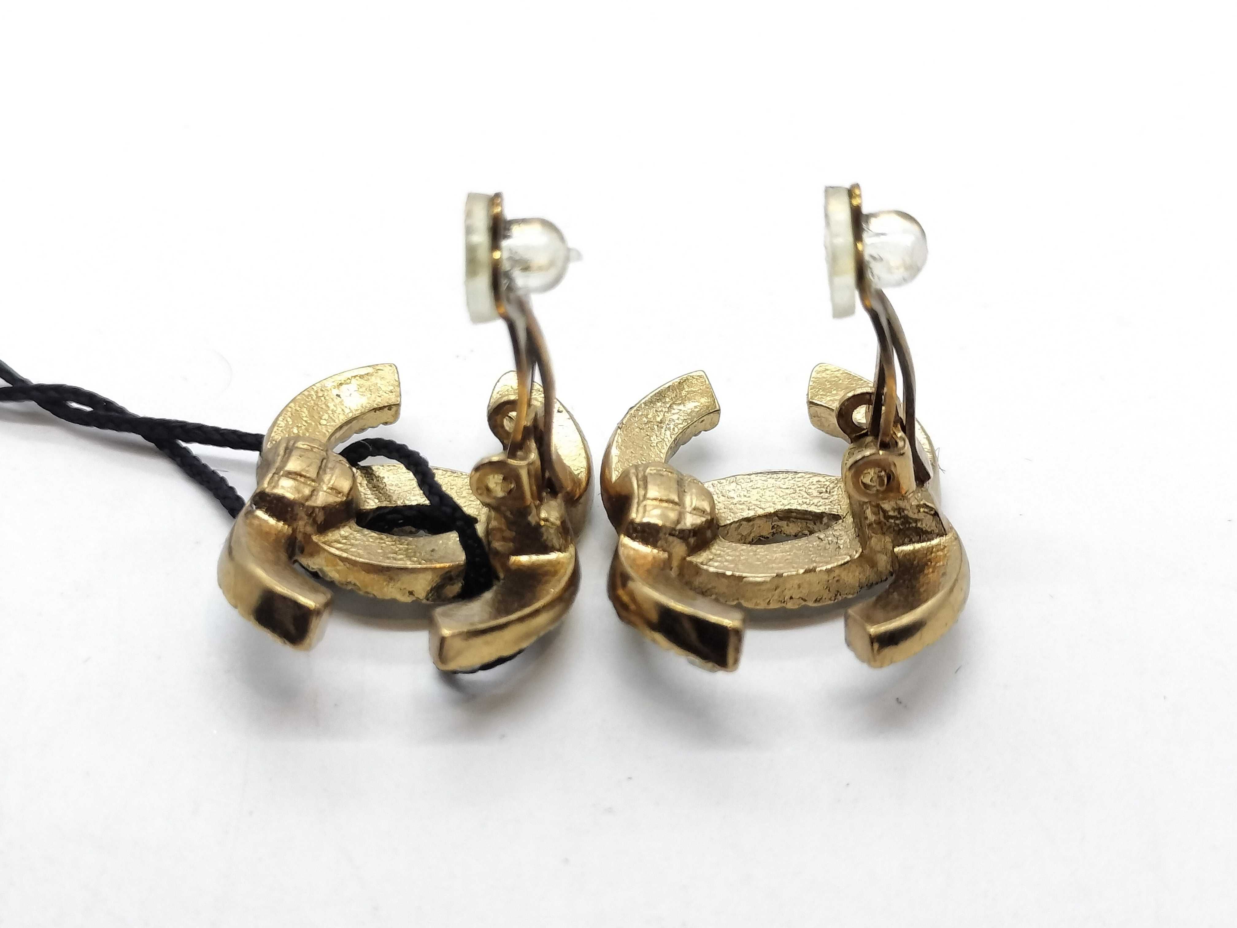 02A Coco Mark Rhinestone Earrings — view 5