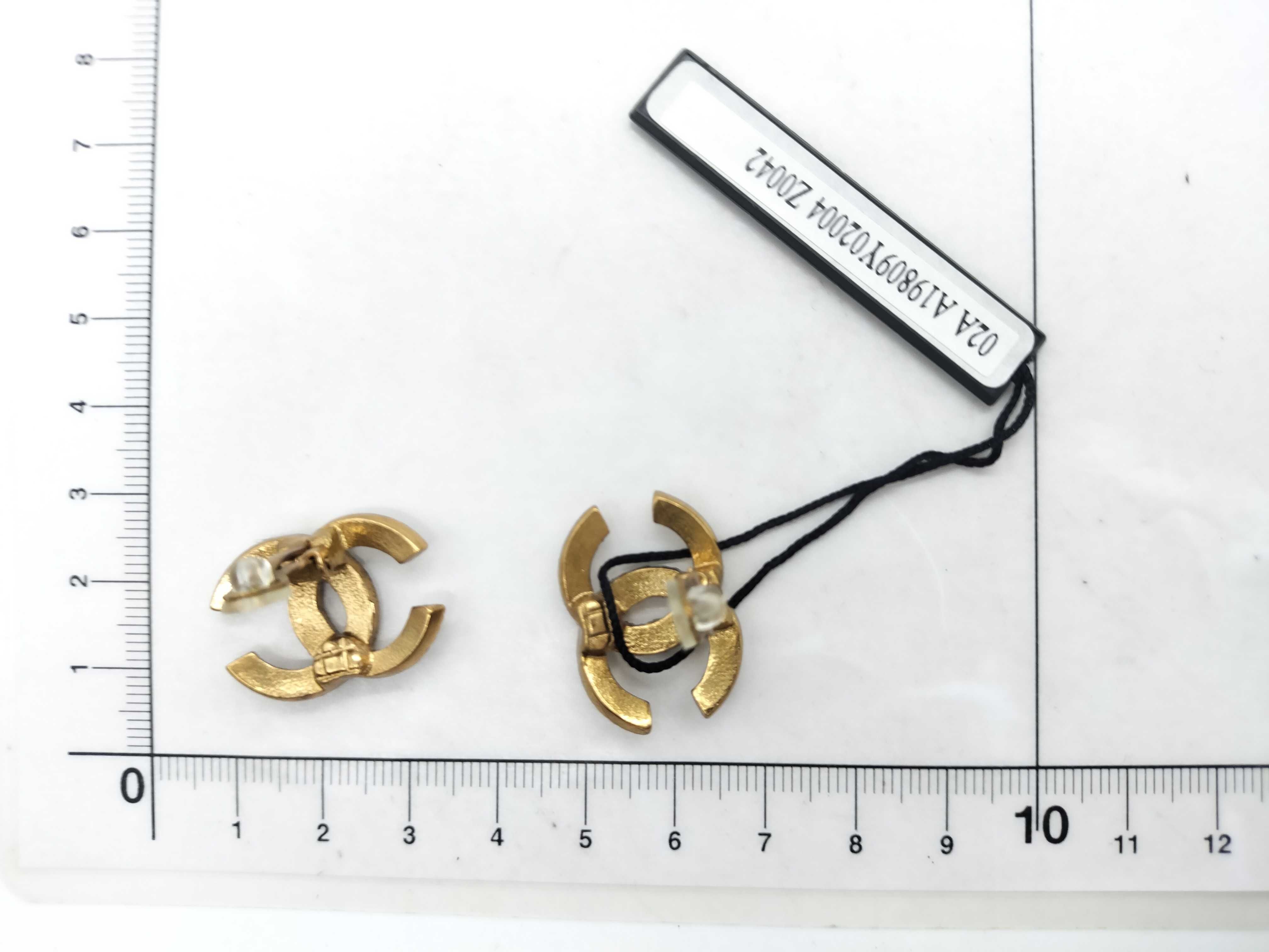 02A Coco Mark Rhinestone Earrings — view 7