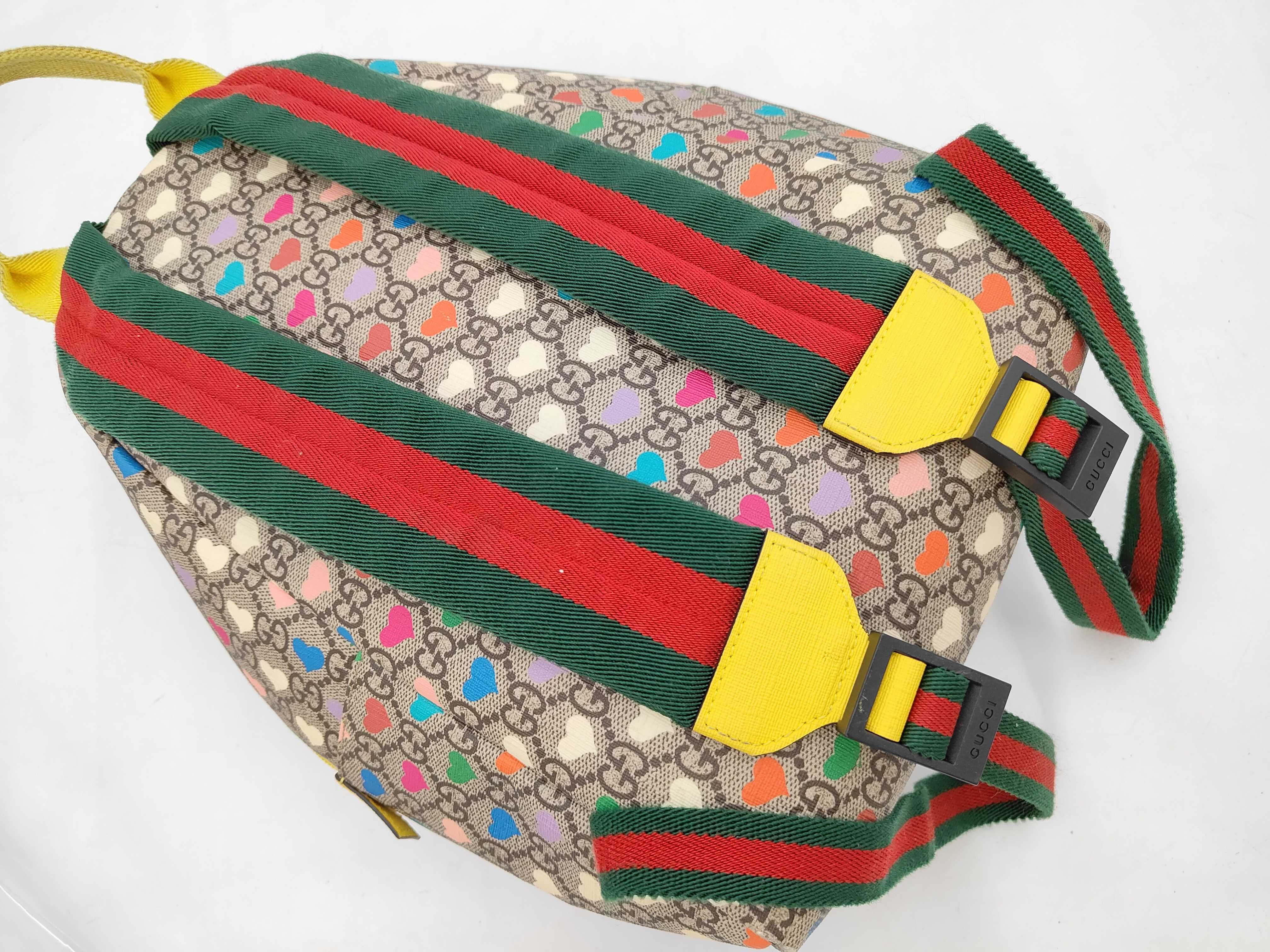 GG Supreme Heart Sherry Line Children's Backpack — view 5