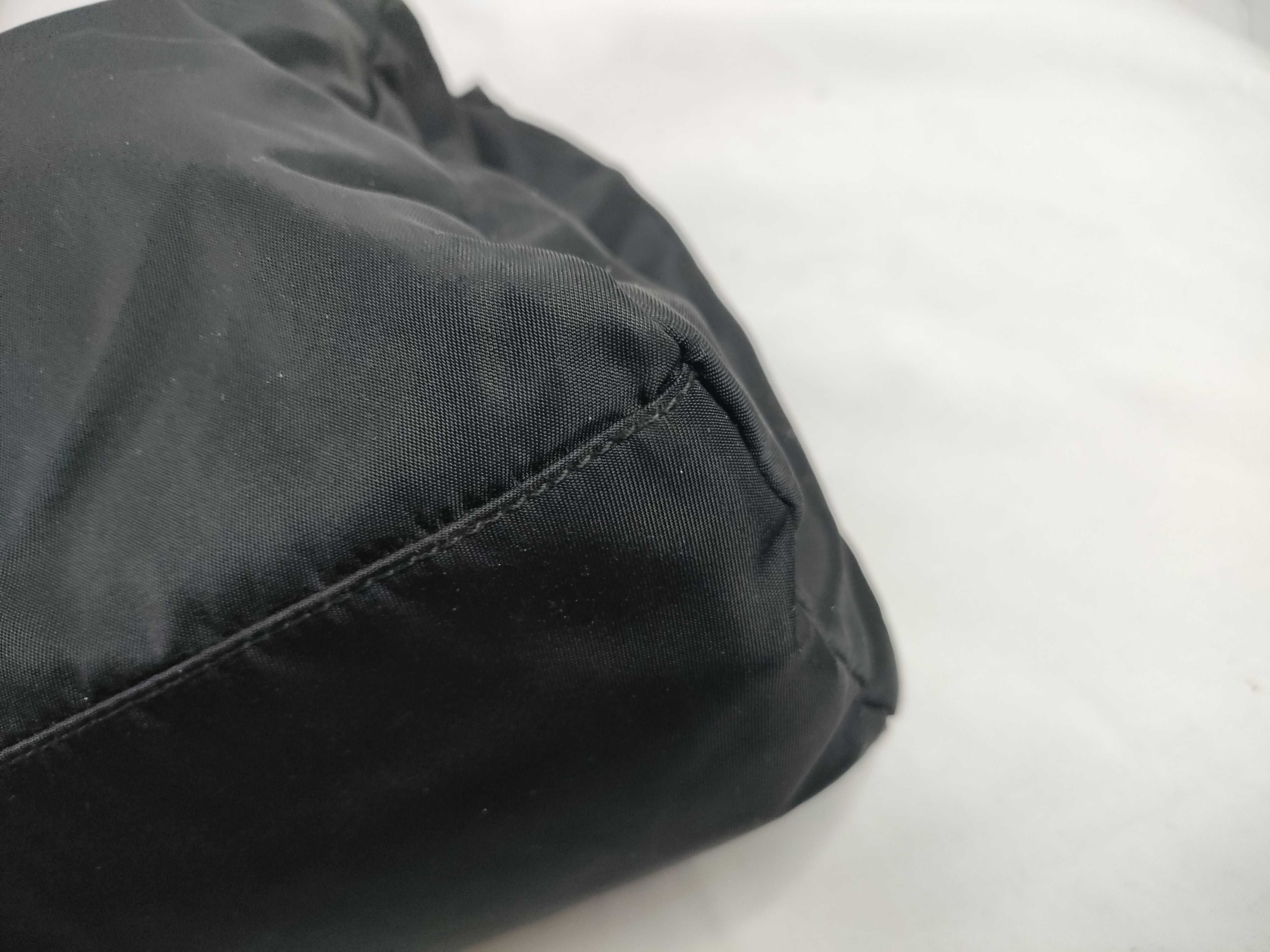 Nylon Prada Triangle Logo Nylon Tote Bag Handbag — view 5