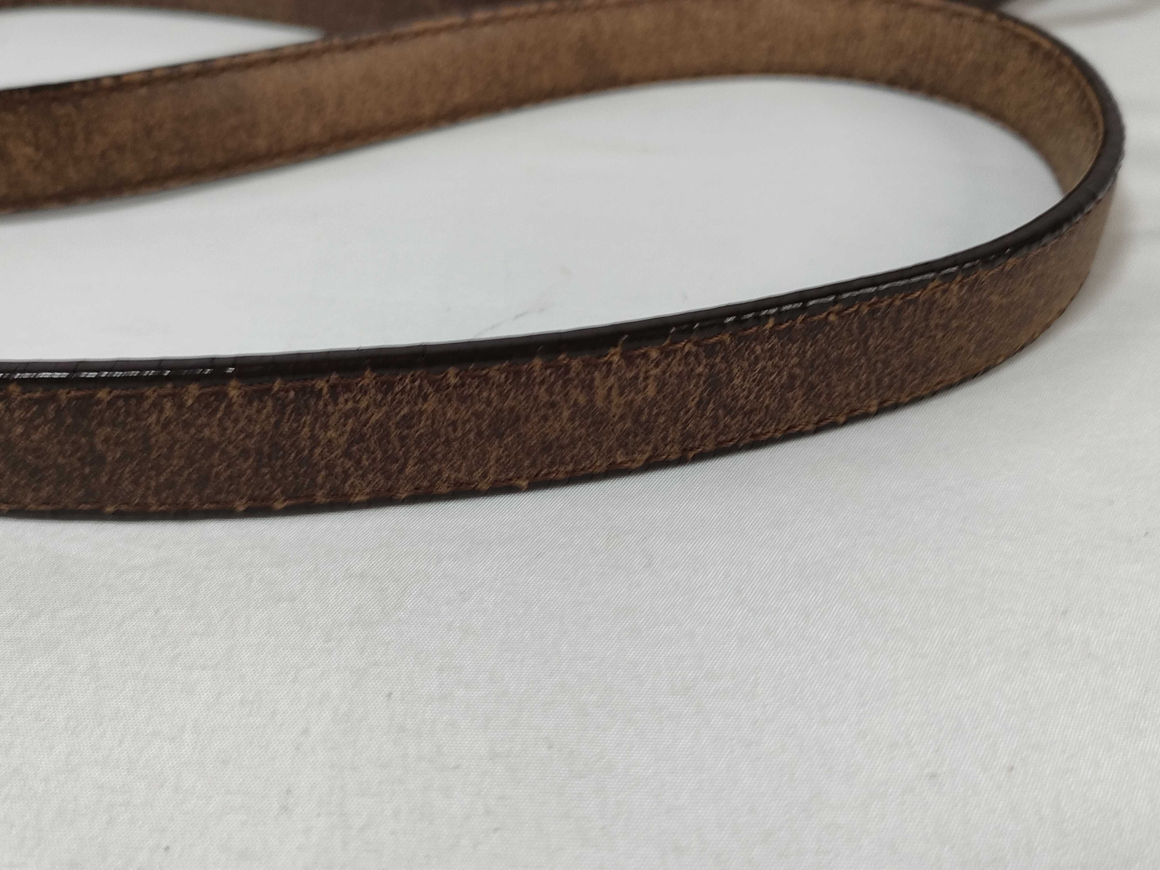 Leather Shoulder Bag with Checkered Interior — view 4