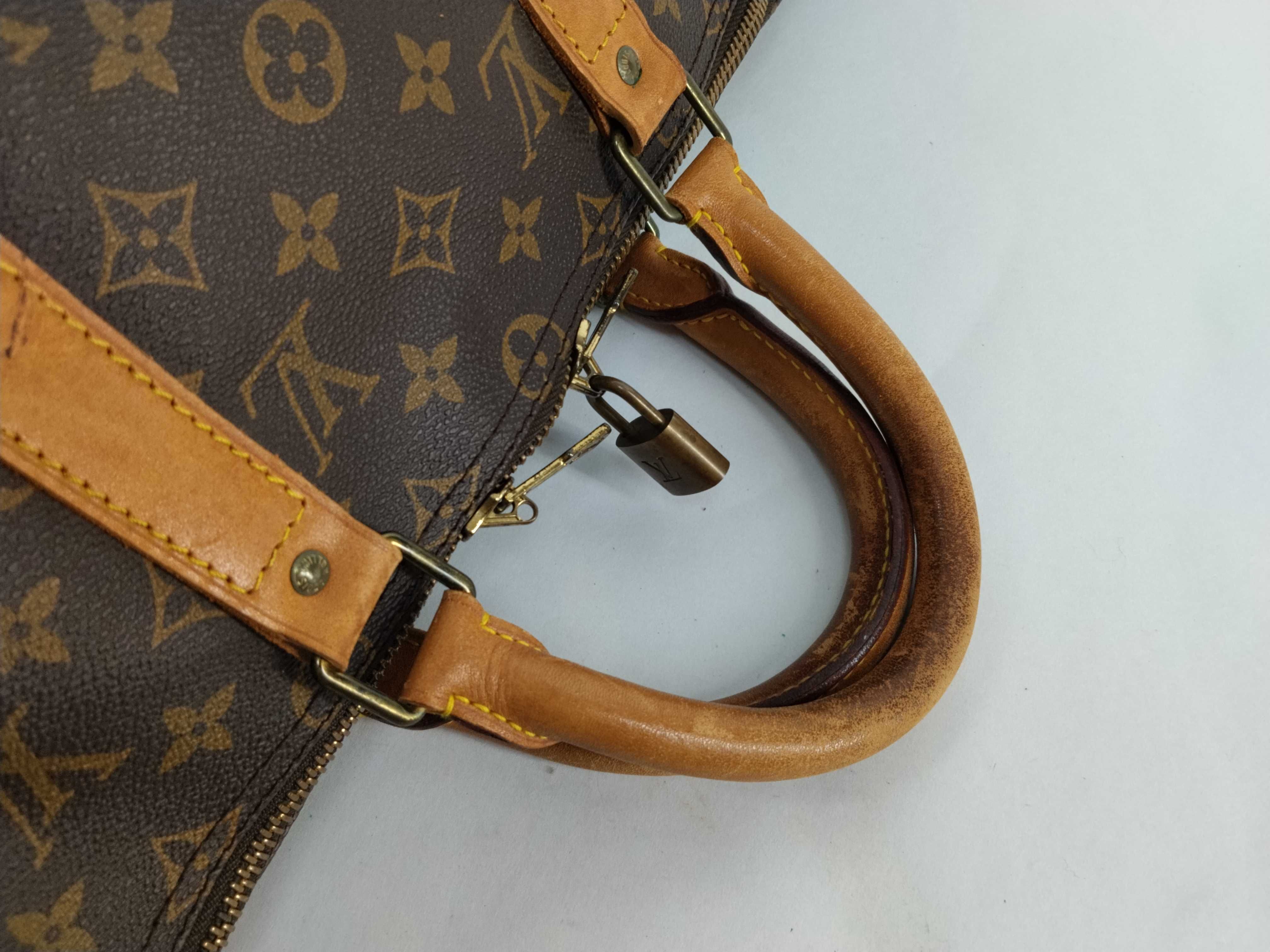 Monogram Vuitton Keepall Boston Bag — view 3