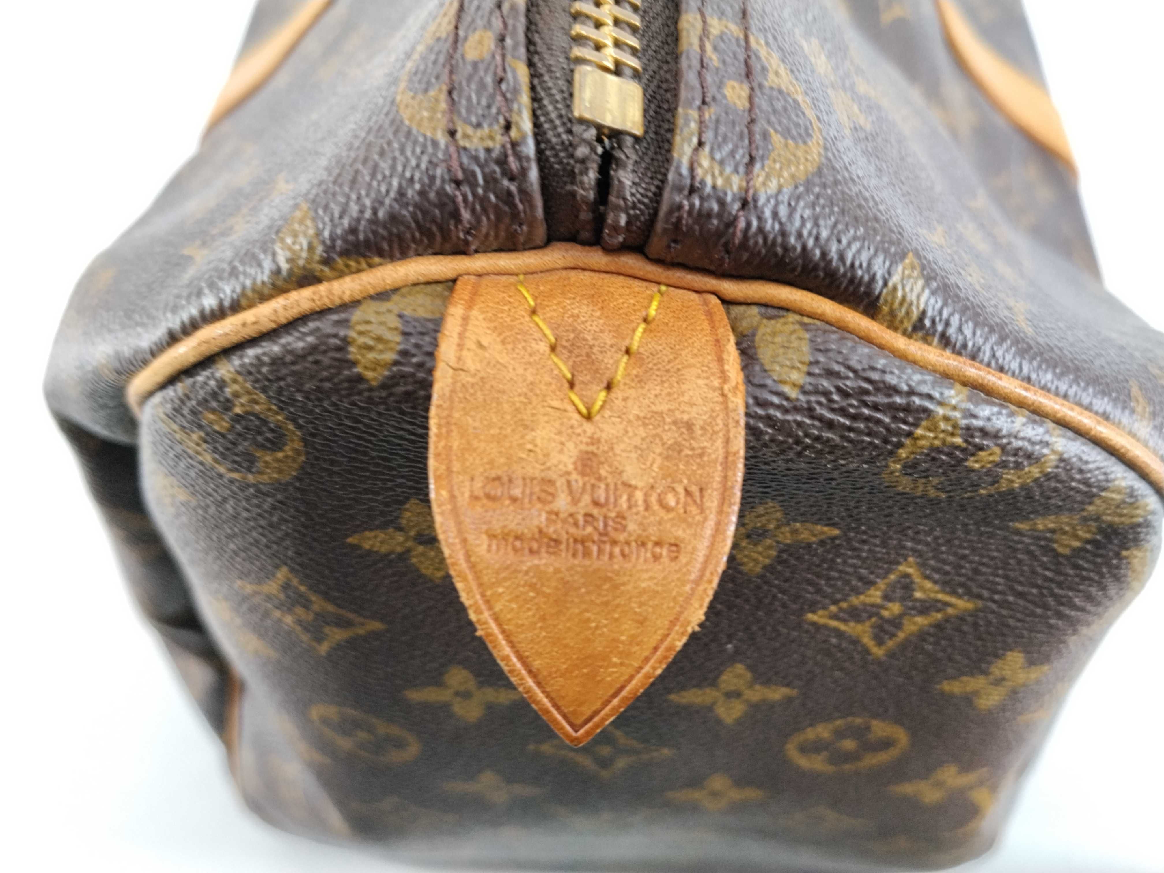 Monogram Vuitton Keepall Boston Bag — view 9