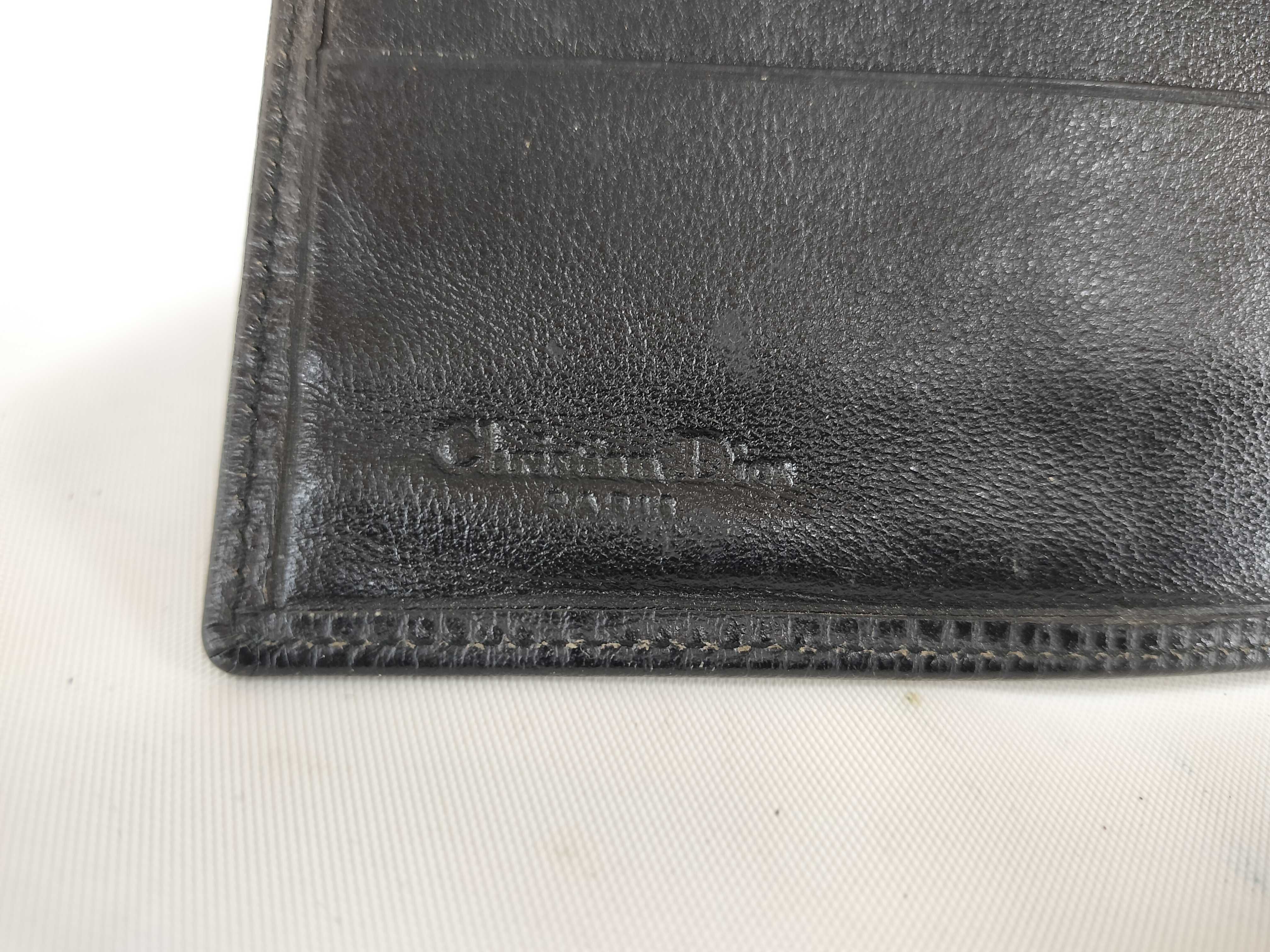 Leather Bi-fold Wallet, Black — view 8
