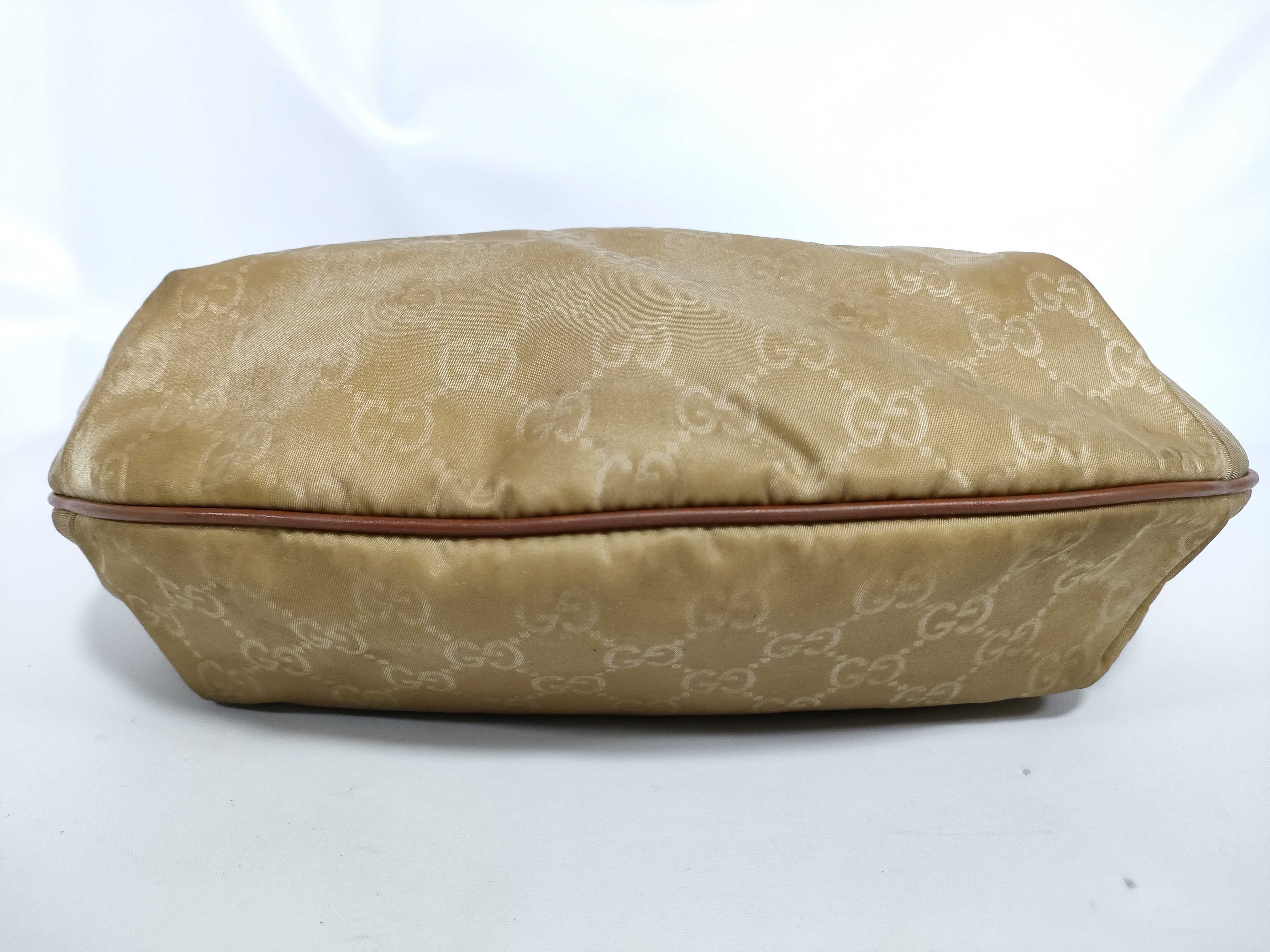 GG Monogram Jacquard Half-Moon Hobo Crossbody Bag Shoulder Bag — view 8