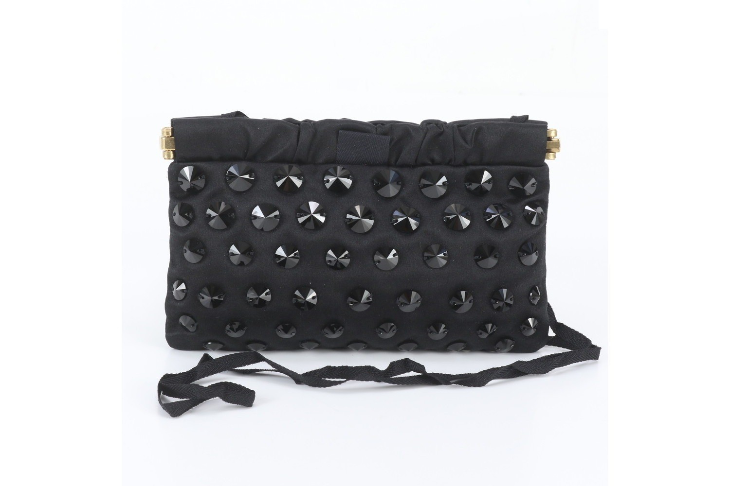 Studded shoulder bag, crossbody bag.