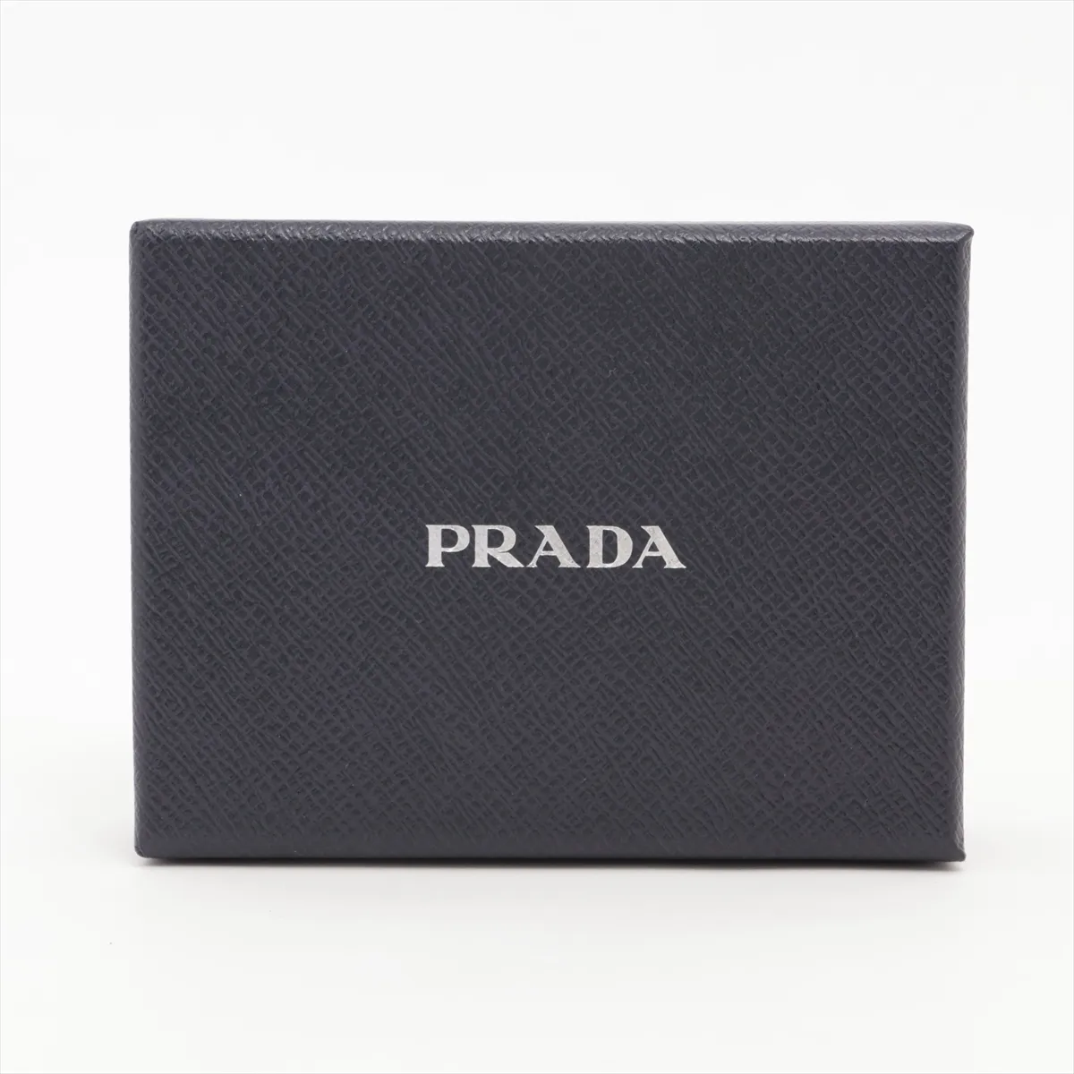 Triangle Logo Leather Card Case, Black — view 11
