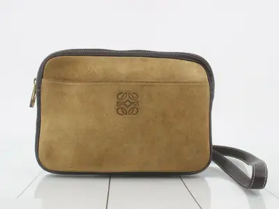 Anagram Suede Bag