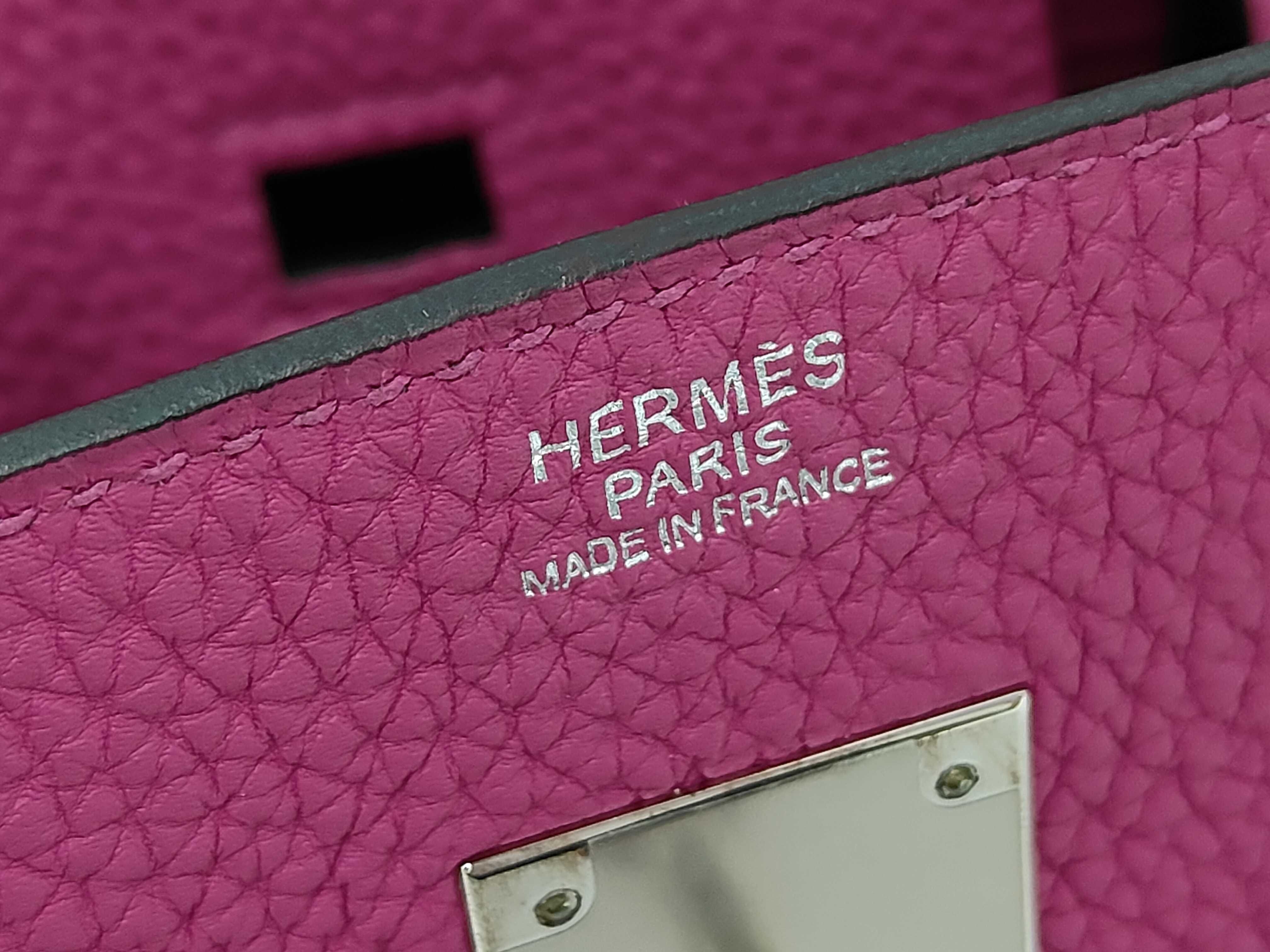 Birkin 30 Rose Purple Togo Leather Silver Hardware D Stamp Handbag — view 9