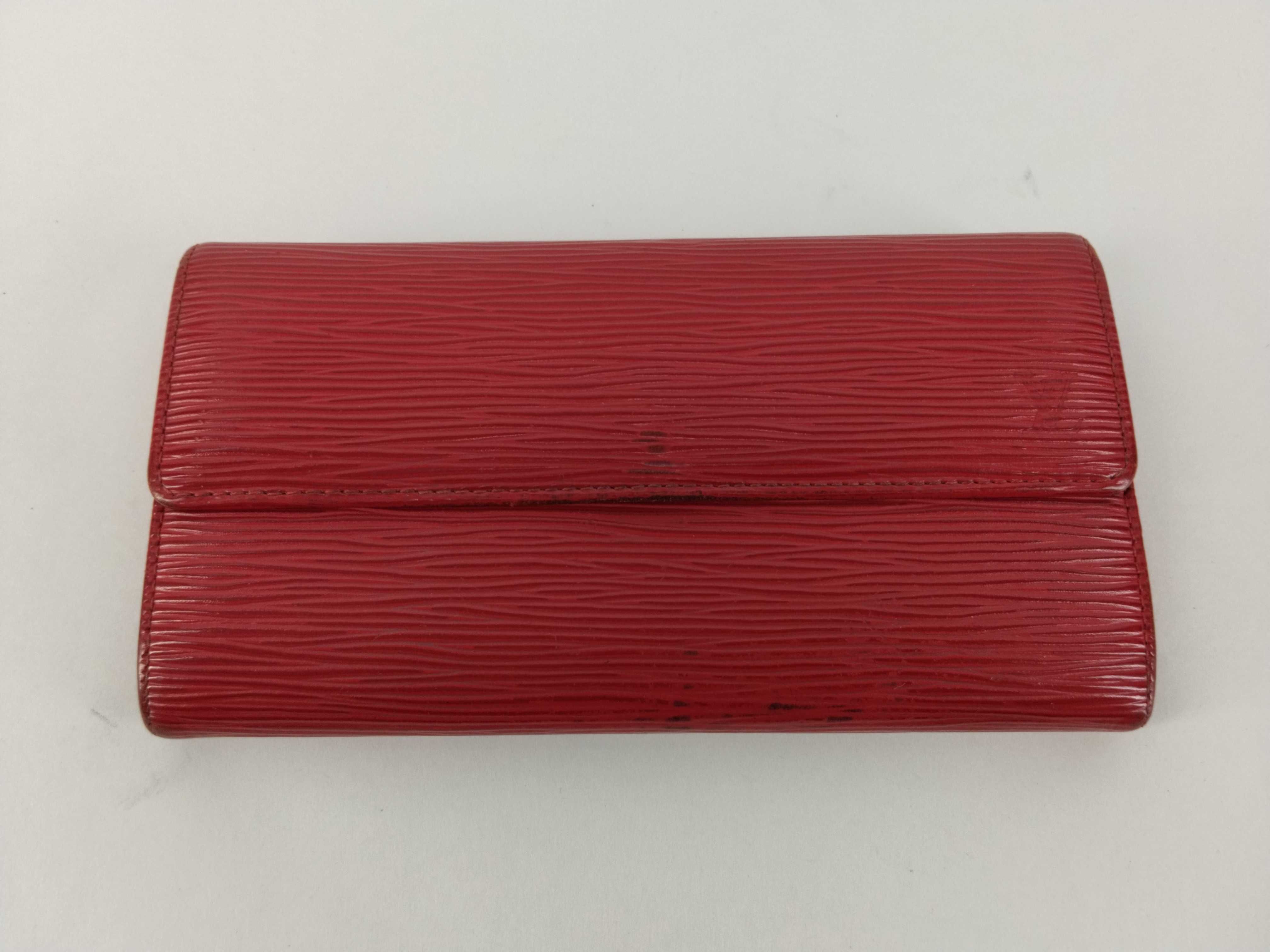 Epi Louis Vuitton Epi Portefeuille Sarah Long Wallet