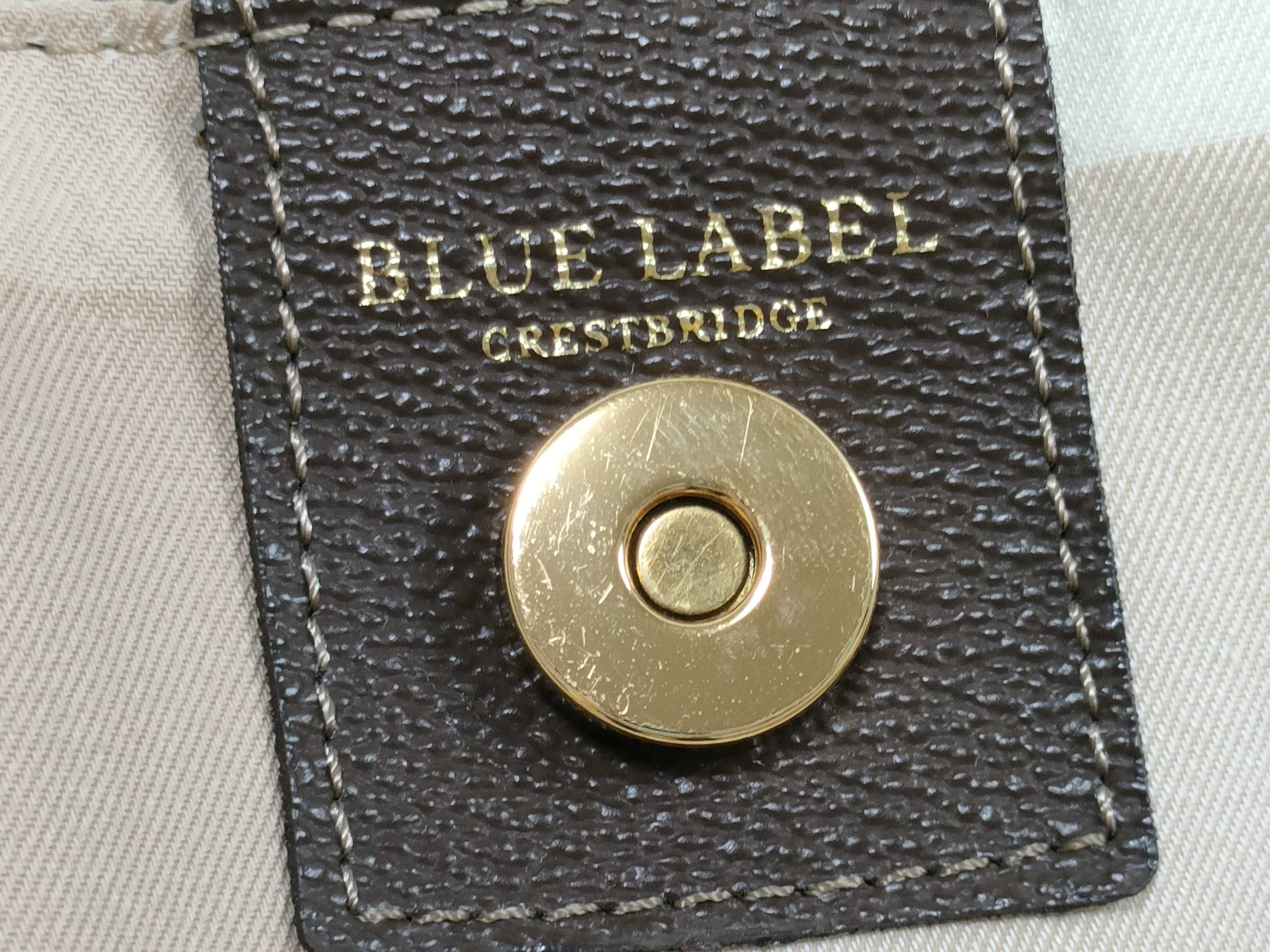 Blue Label Raffia Basket Bag Tote Bag — view 11