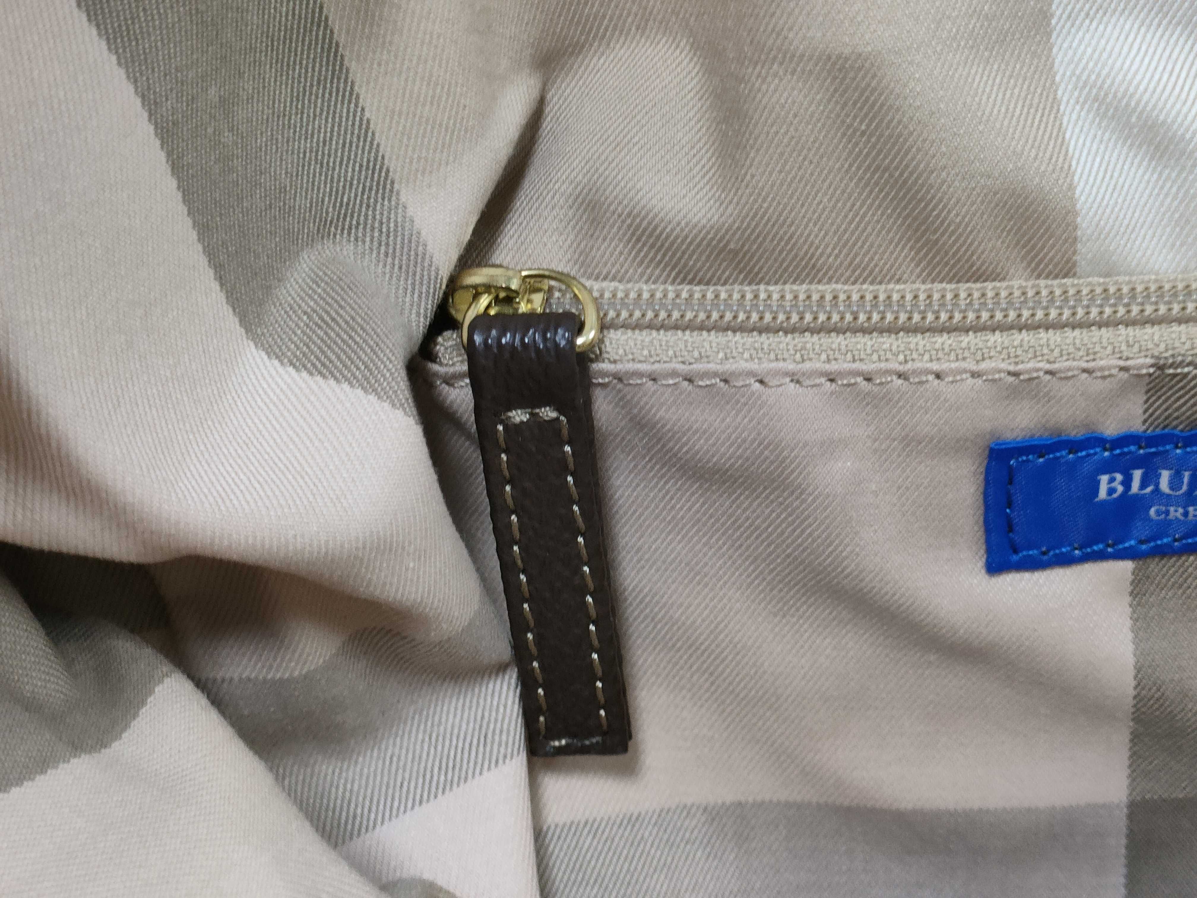 Blue Label Raffia Basket Bag Tote Bag — view 14