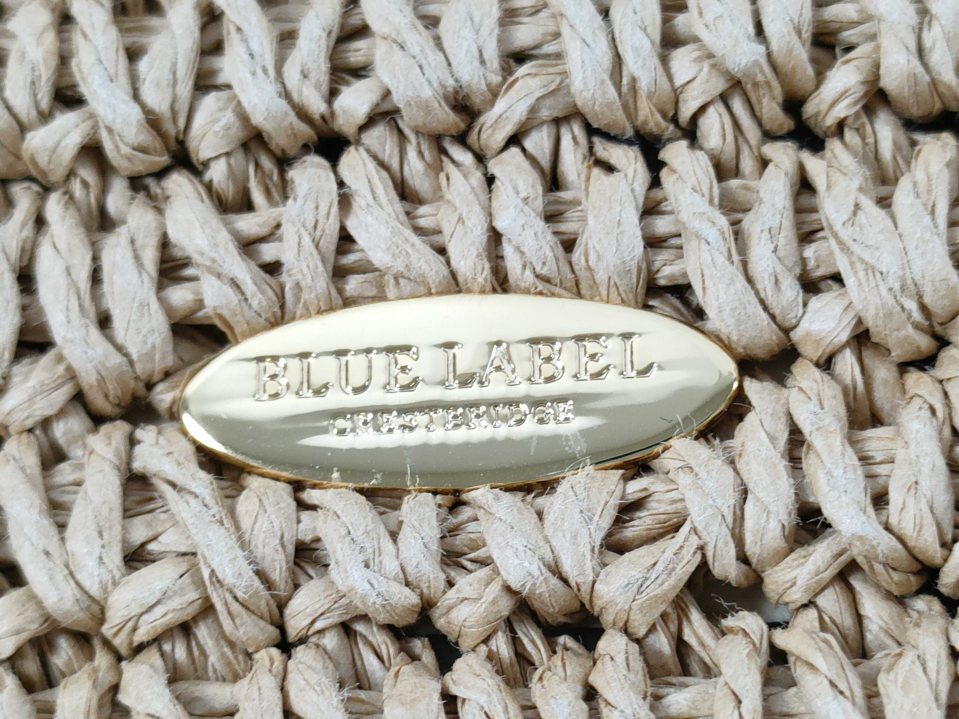 Blue Label Raffia Basket Bag Tote Bag — view 6