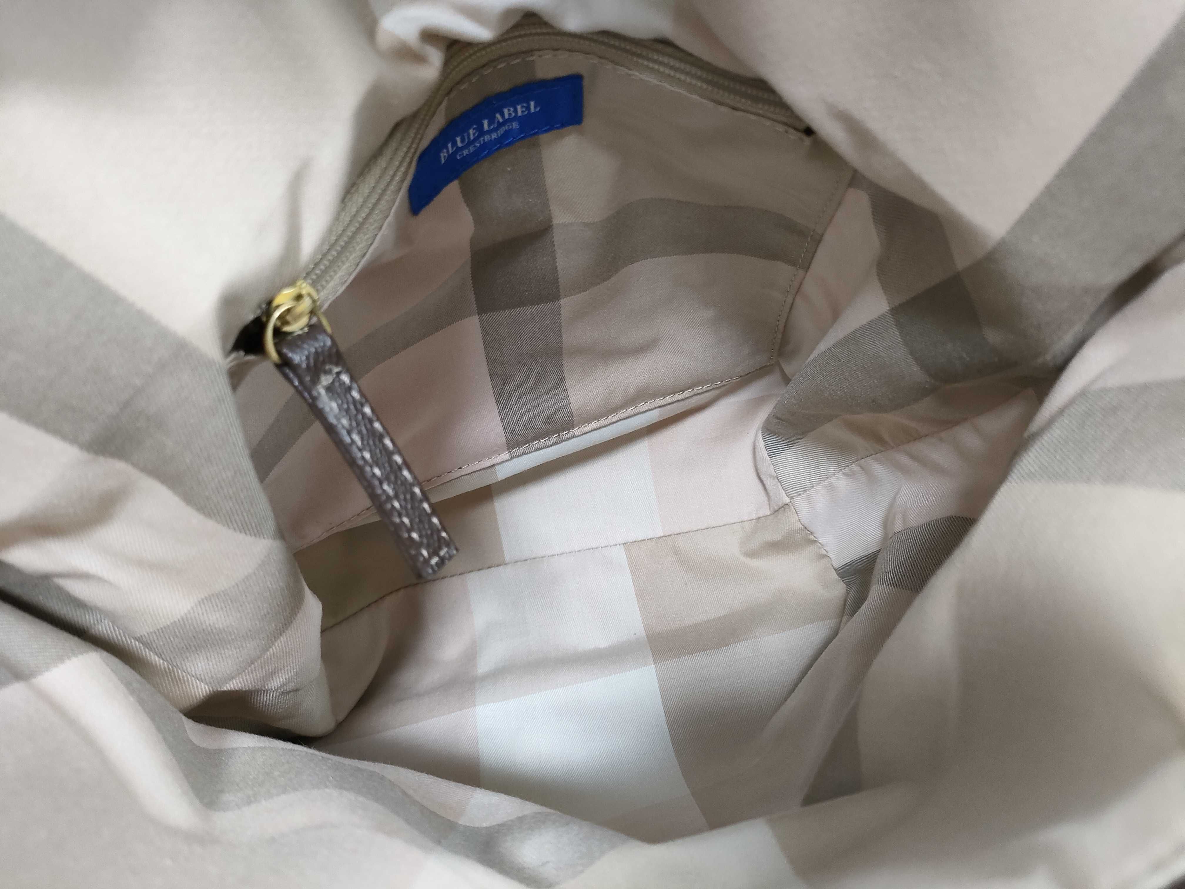 Blue Label Raffia Basket Bag Tote Bag — view 9