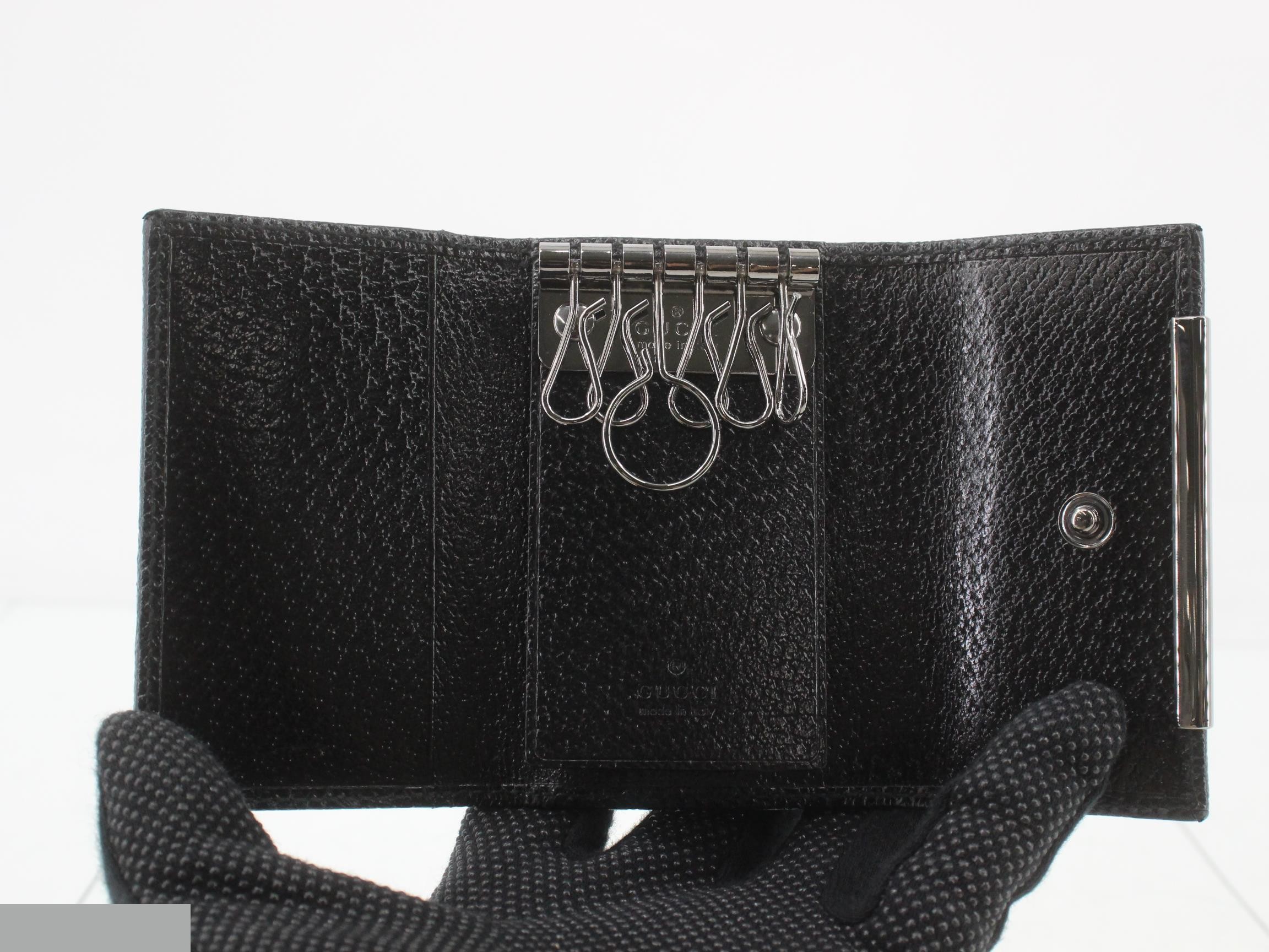 GG Canvas Key Case — view 4