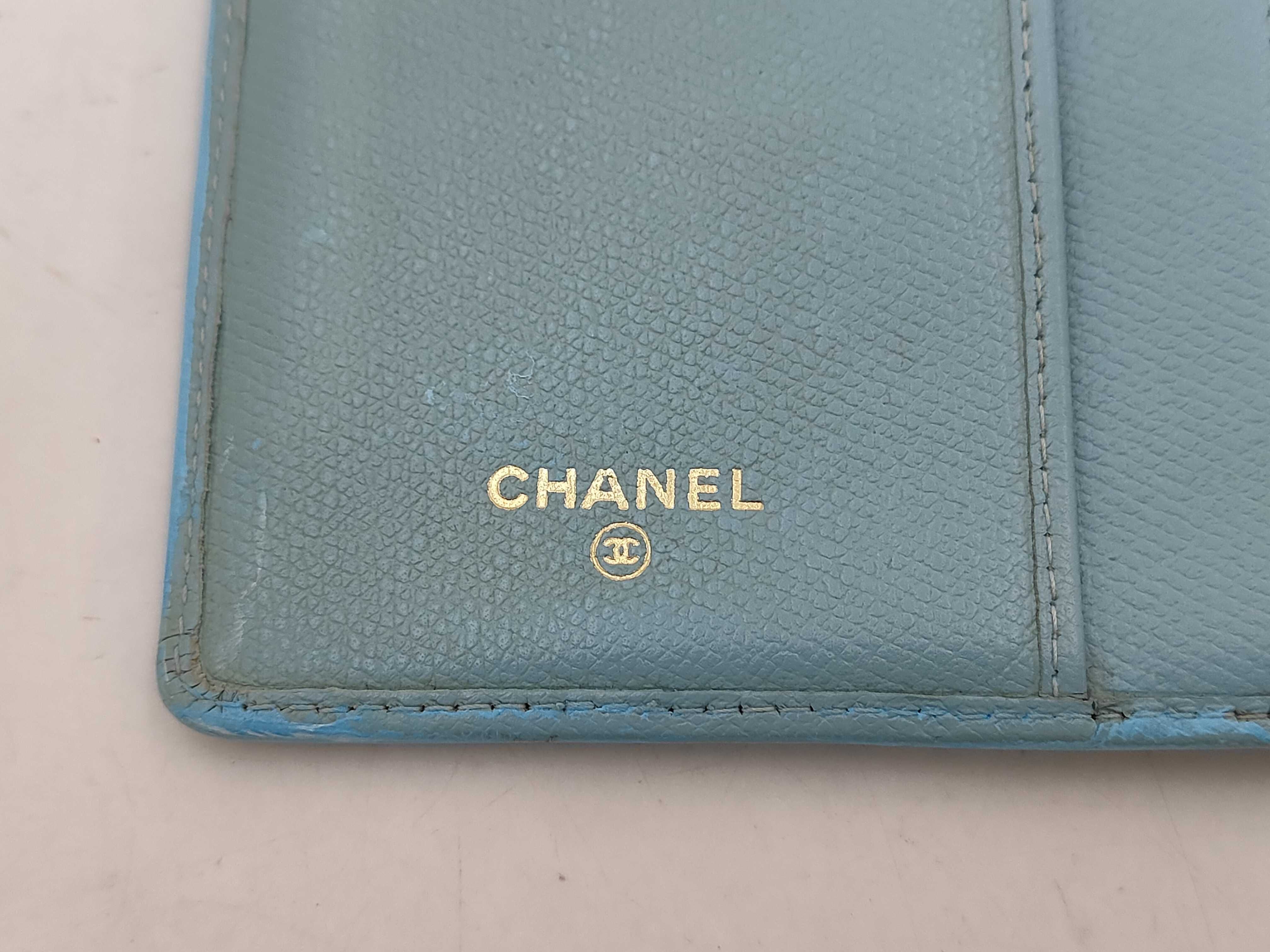 Leather Coco Button Bi-fold Long Wallet Bag — view 11