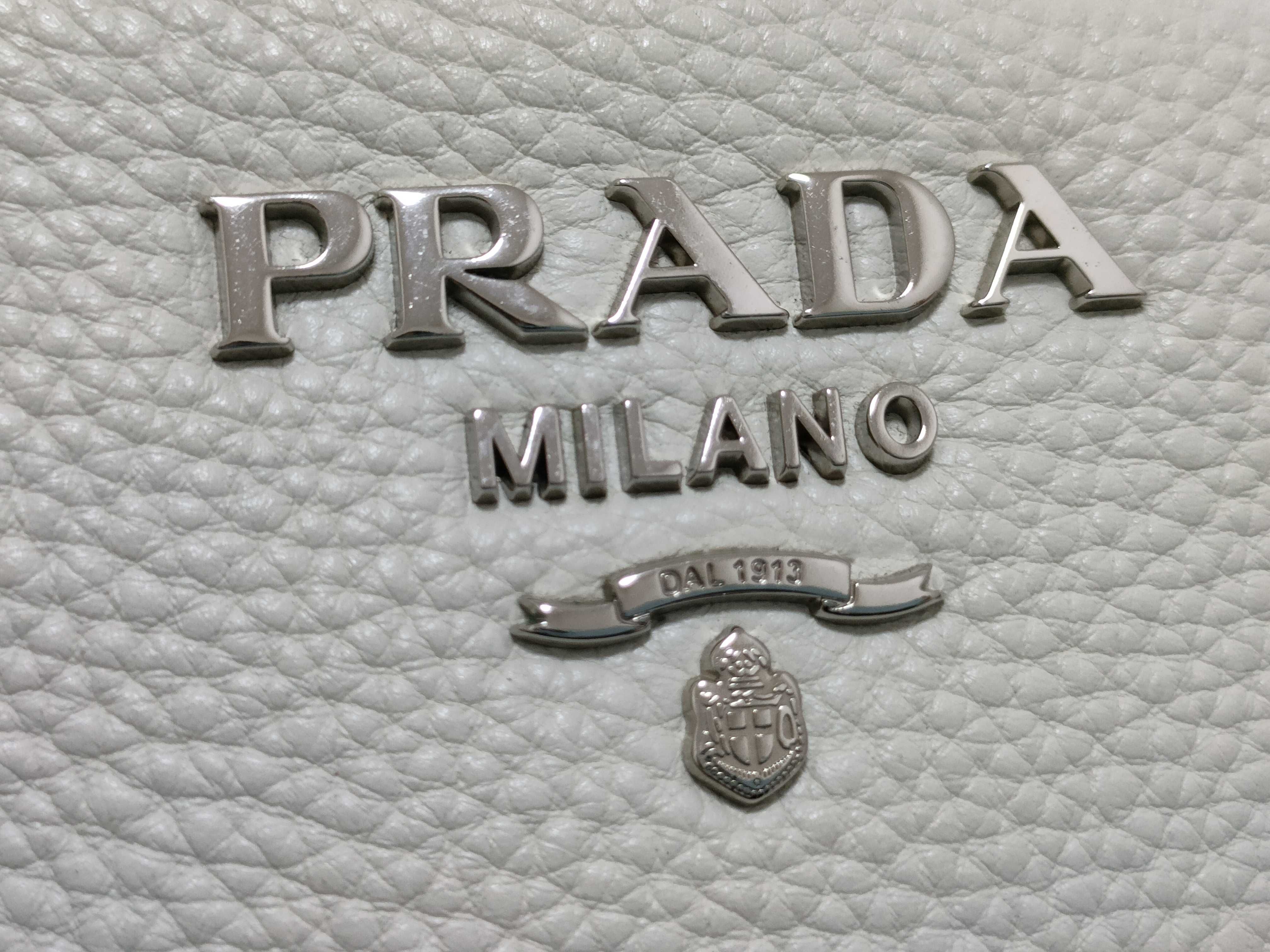 1BB054 Vitello Phoenix Handbag White Handbag — view 14