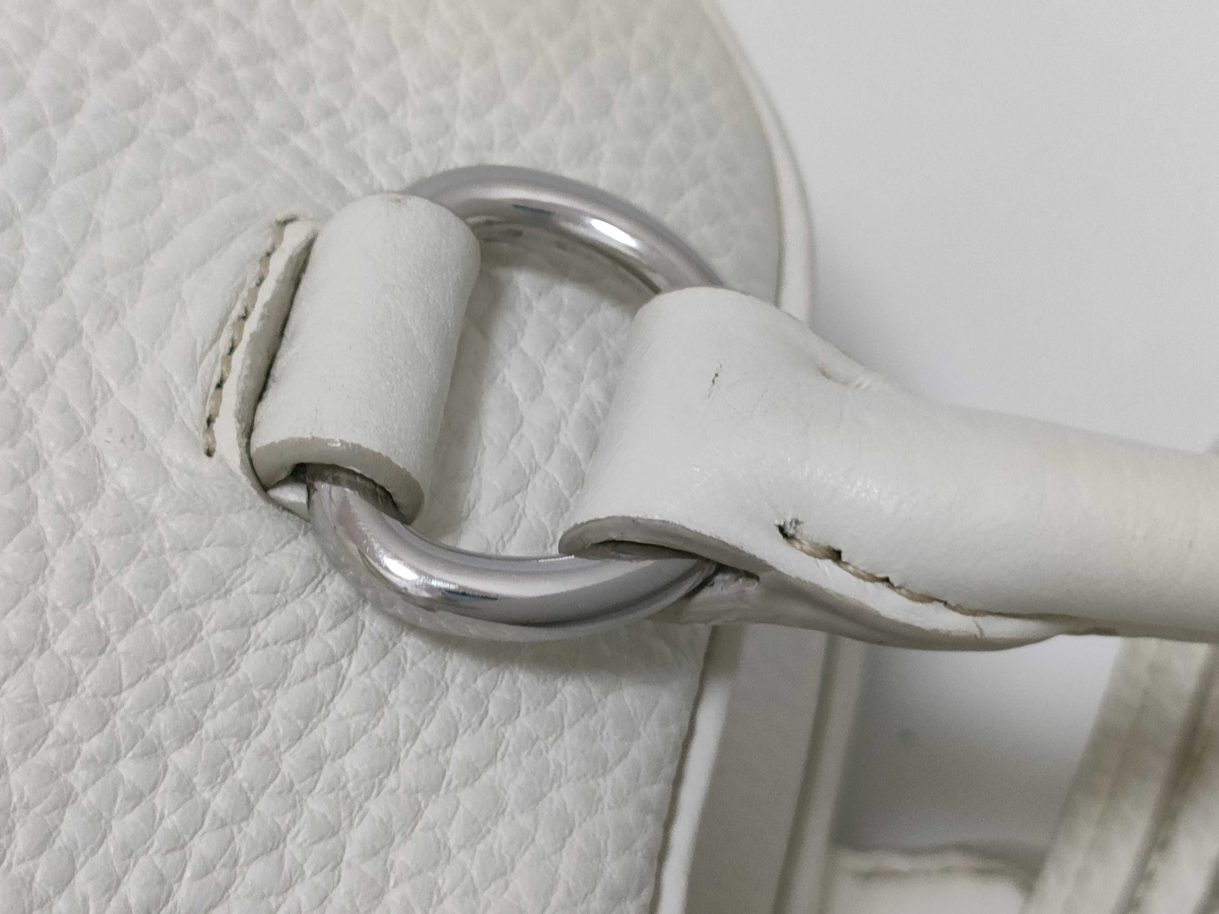 1BB054 Vitello Phoenix Handbag White Handbag — view 5