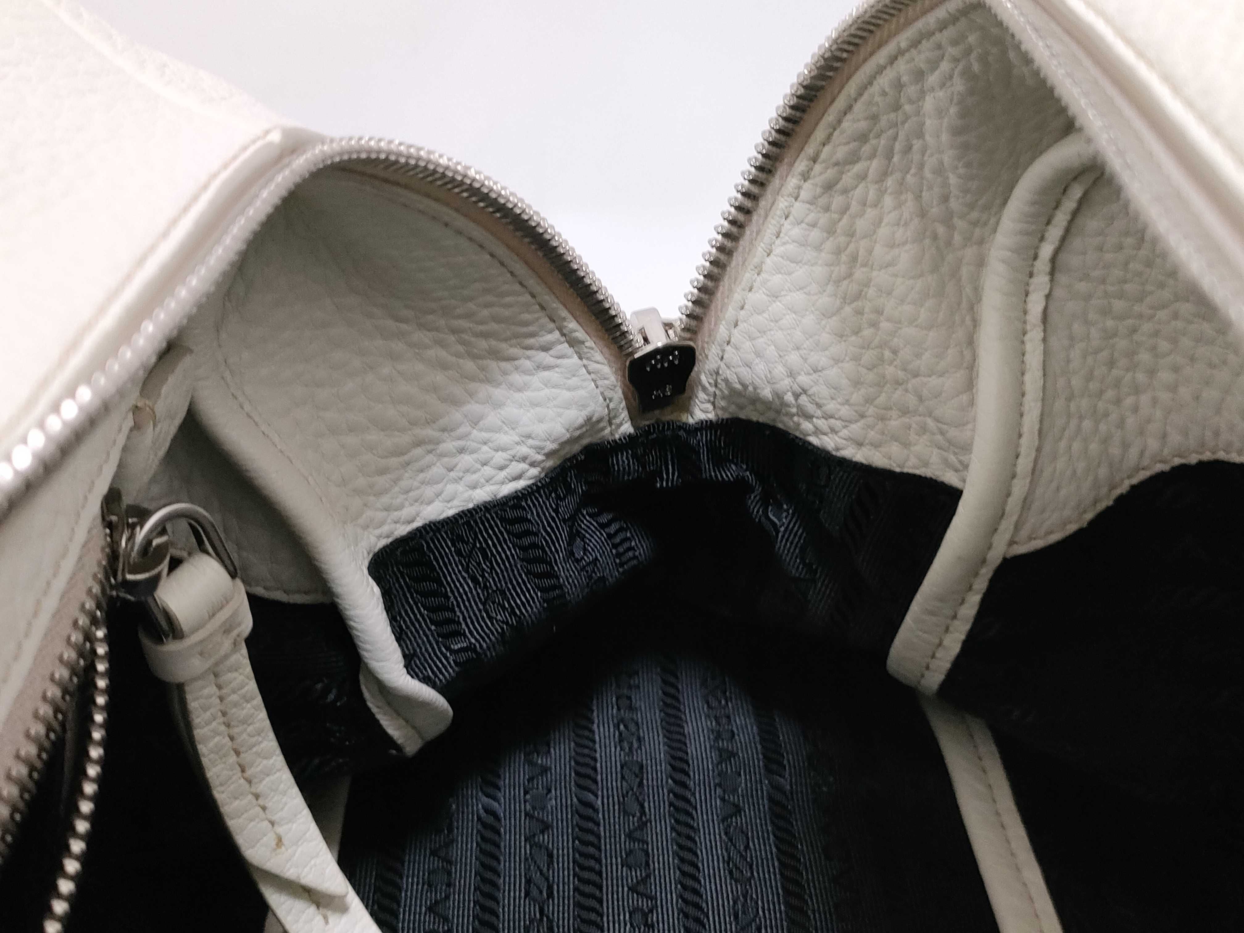 1BB054 Vitello Phoenix Handbag White Handbag — view 9