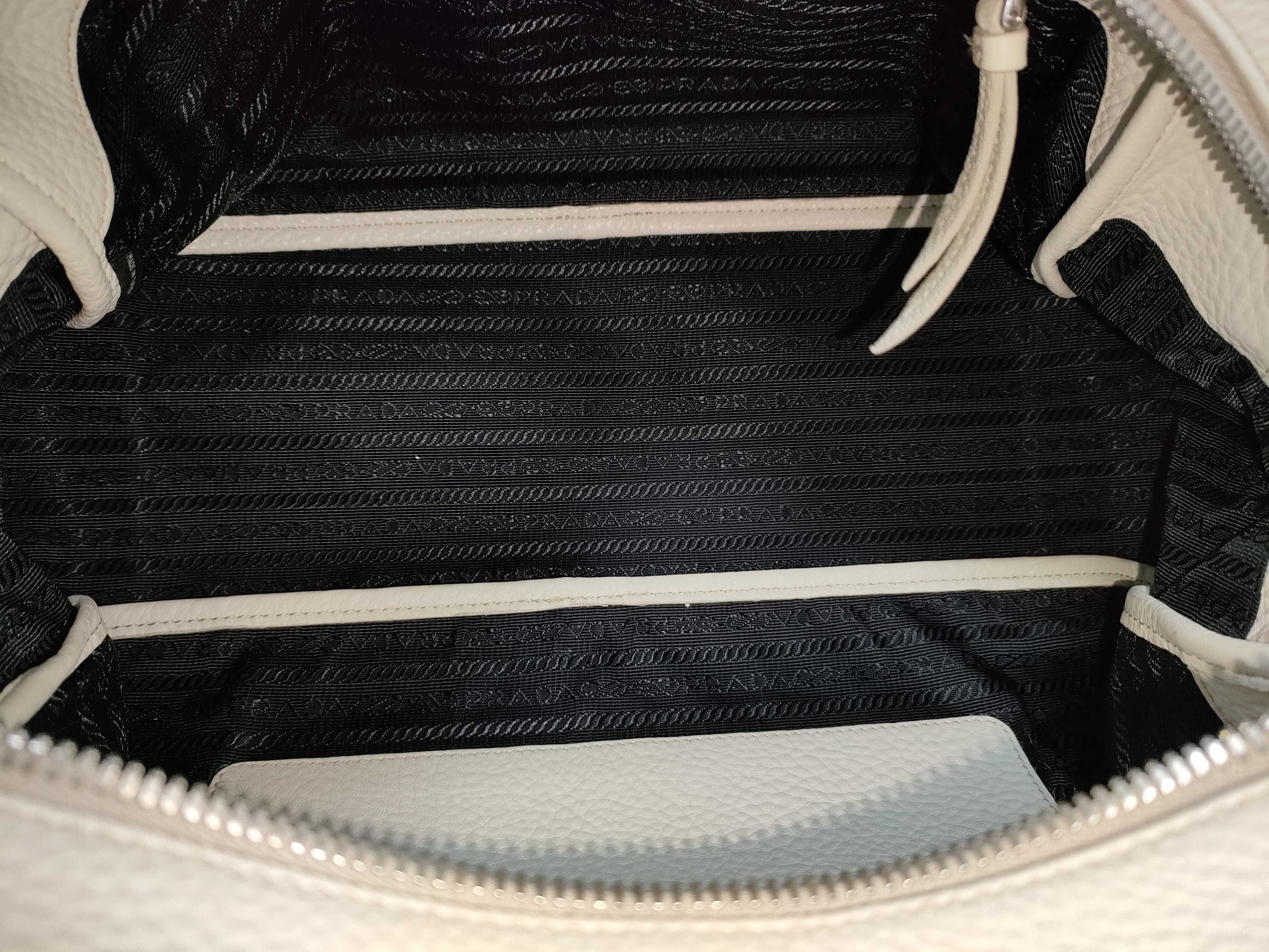 1BB054 Vitello Phoenix Handbag White Handbag — view 10