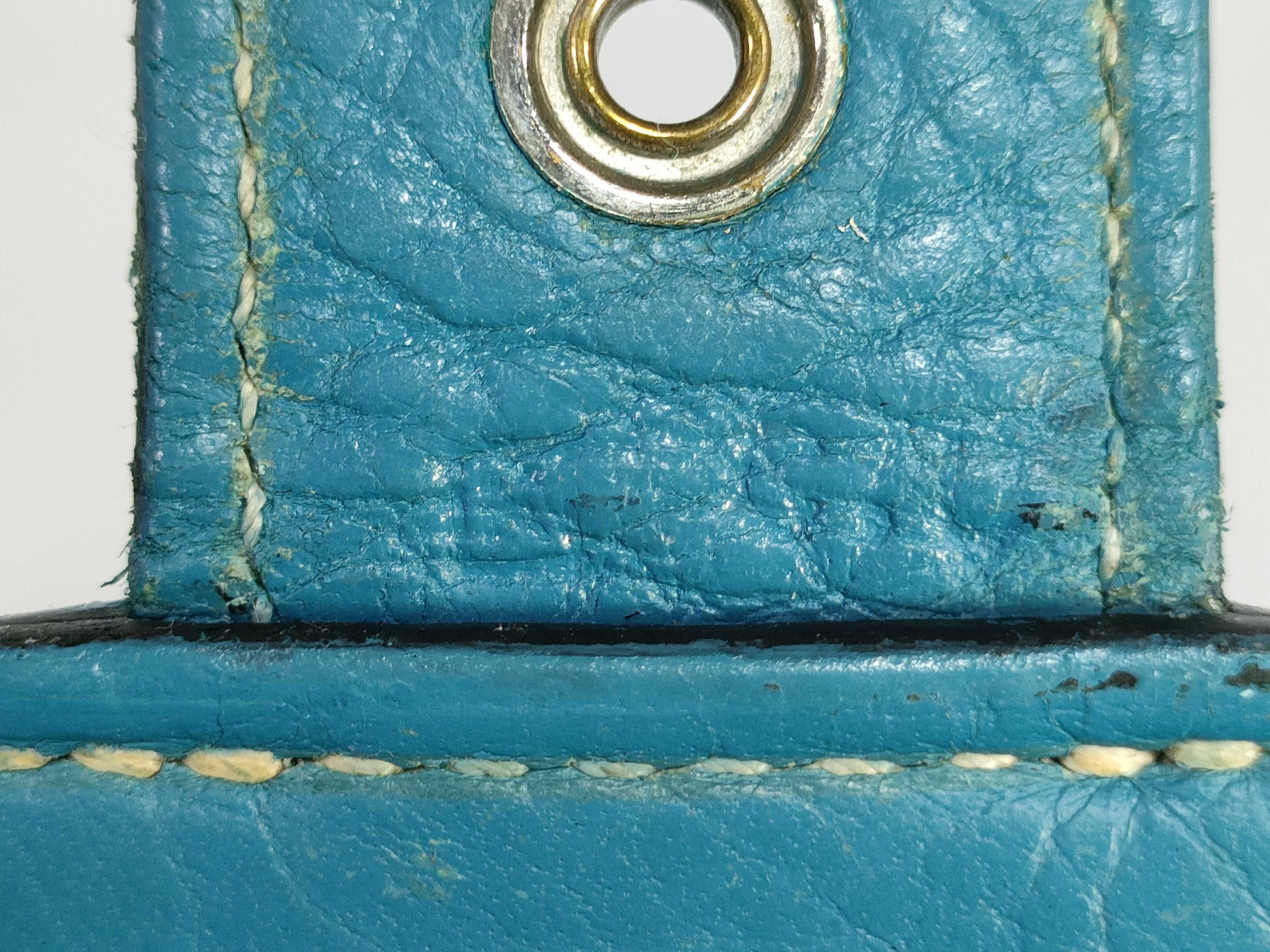 Sac à Dépêches 27 Blue Jean Taurillon Clemence Handbag — view 14
