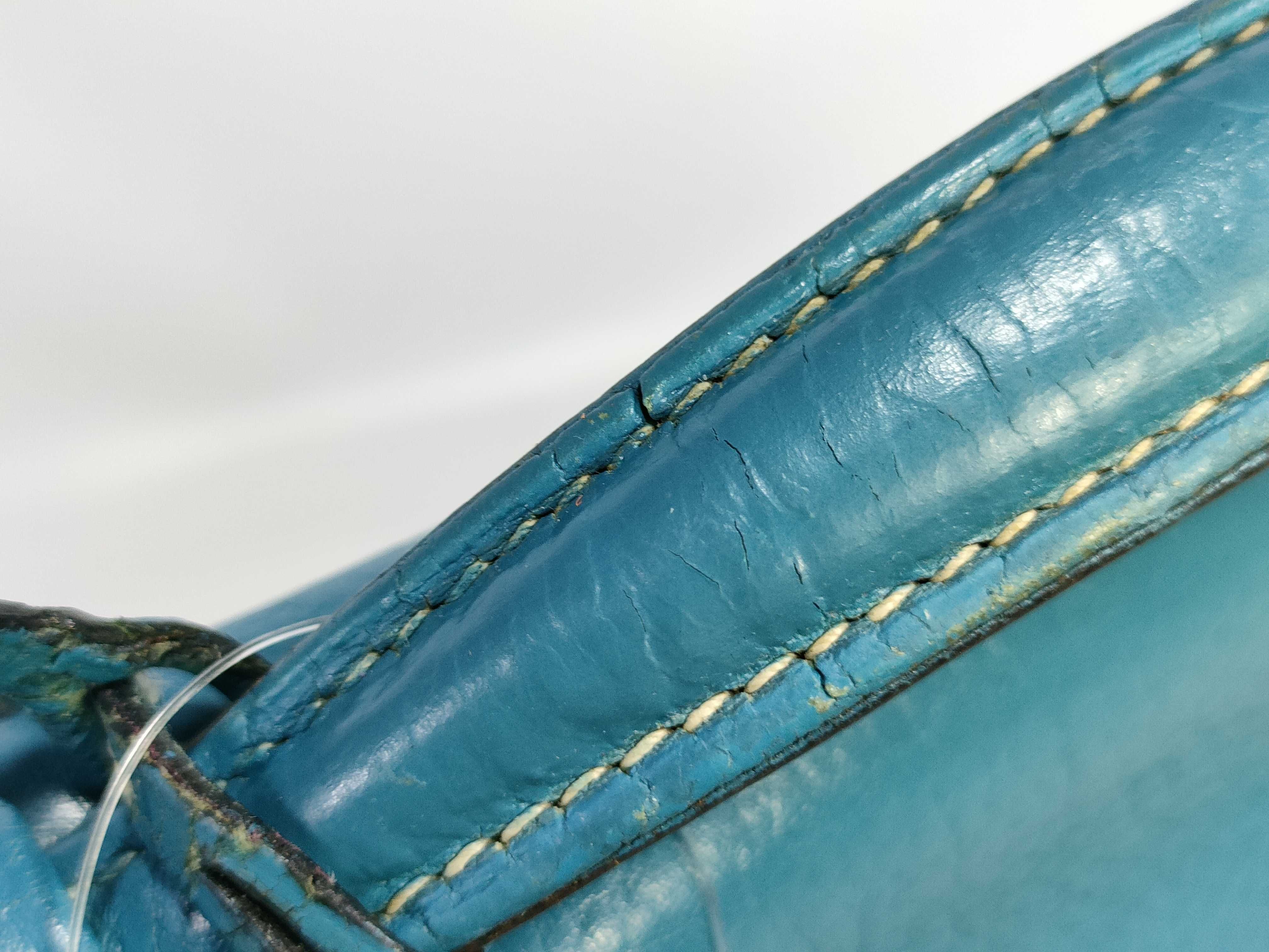 Sac à Dépêches 27 Blue Jean Taurillon Clemence Handbag — view 5