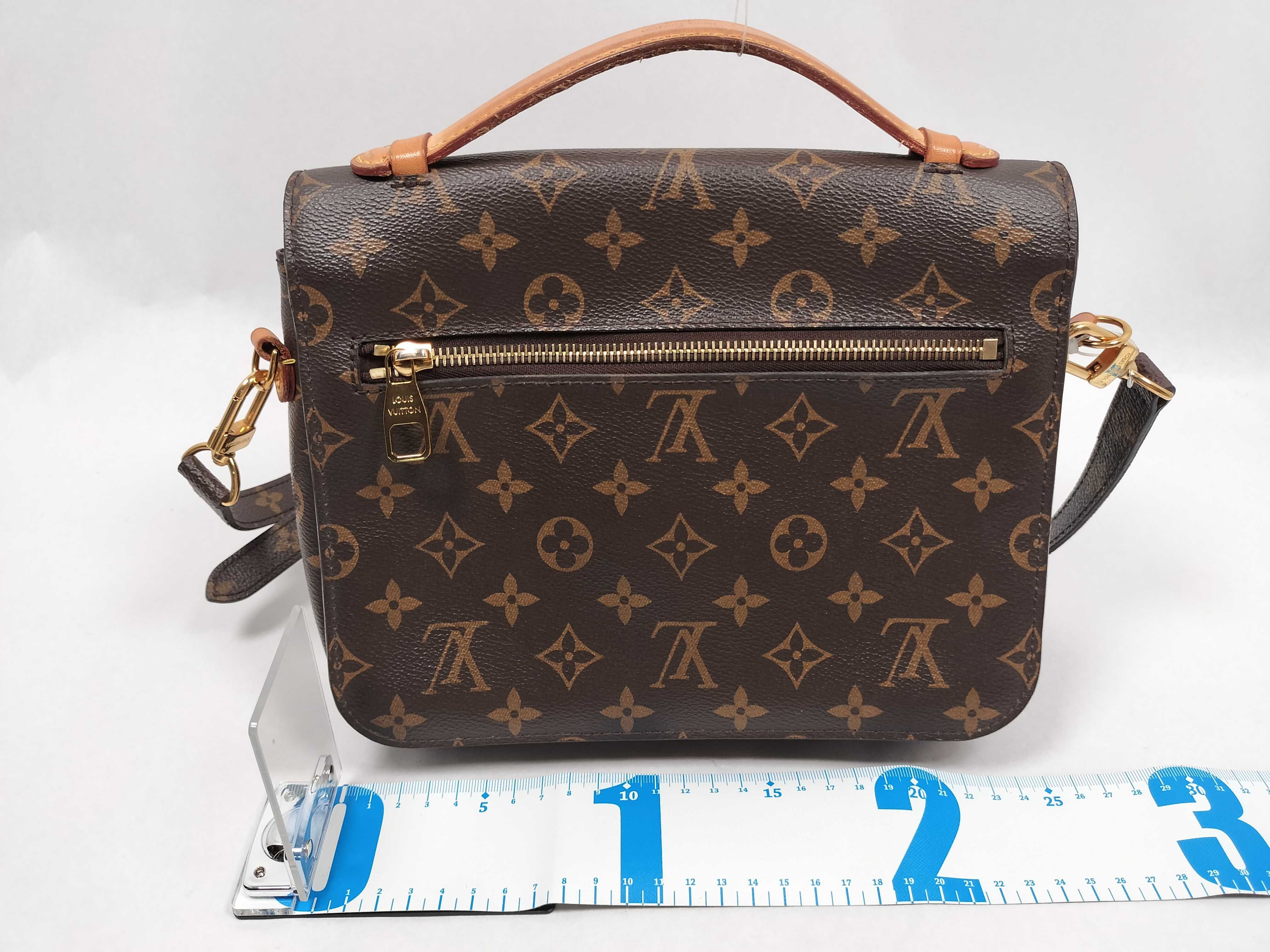 Monogram Louis Vuitton M44875 Monogram Pochette Metis MM 2-Way Handbag Shoulder Bag — view 2