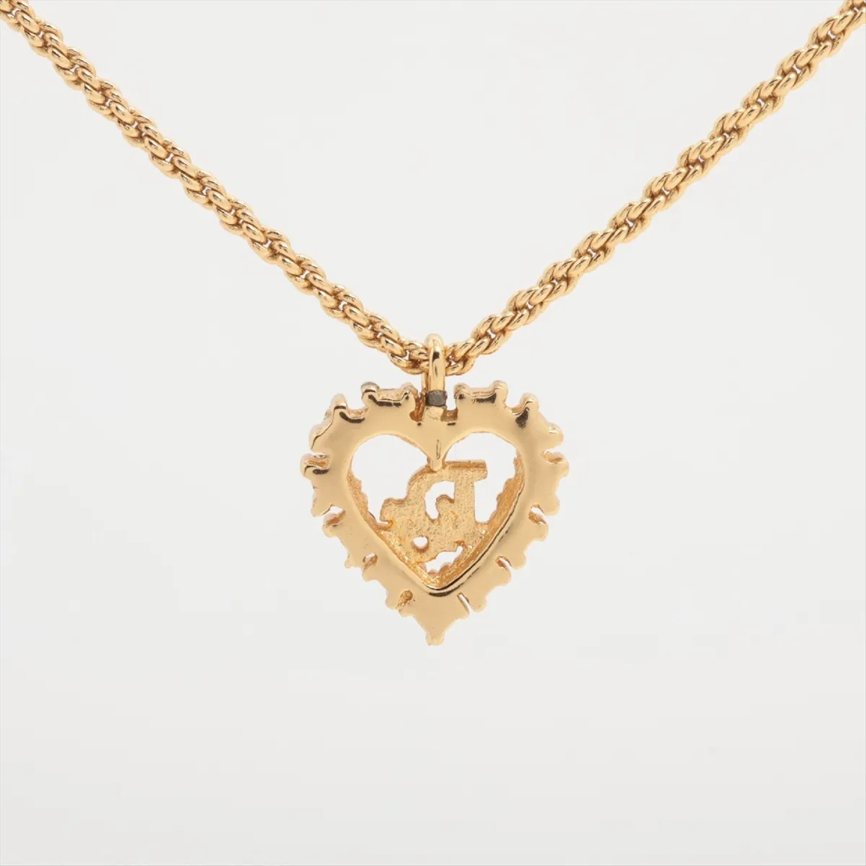 Logo GP x Rhinestone Gold Necklace — view 2