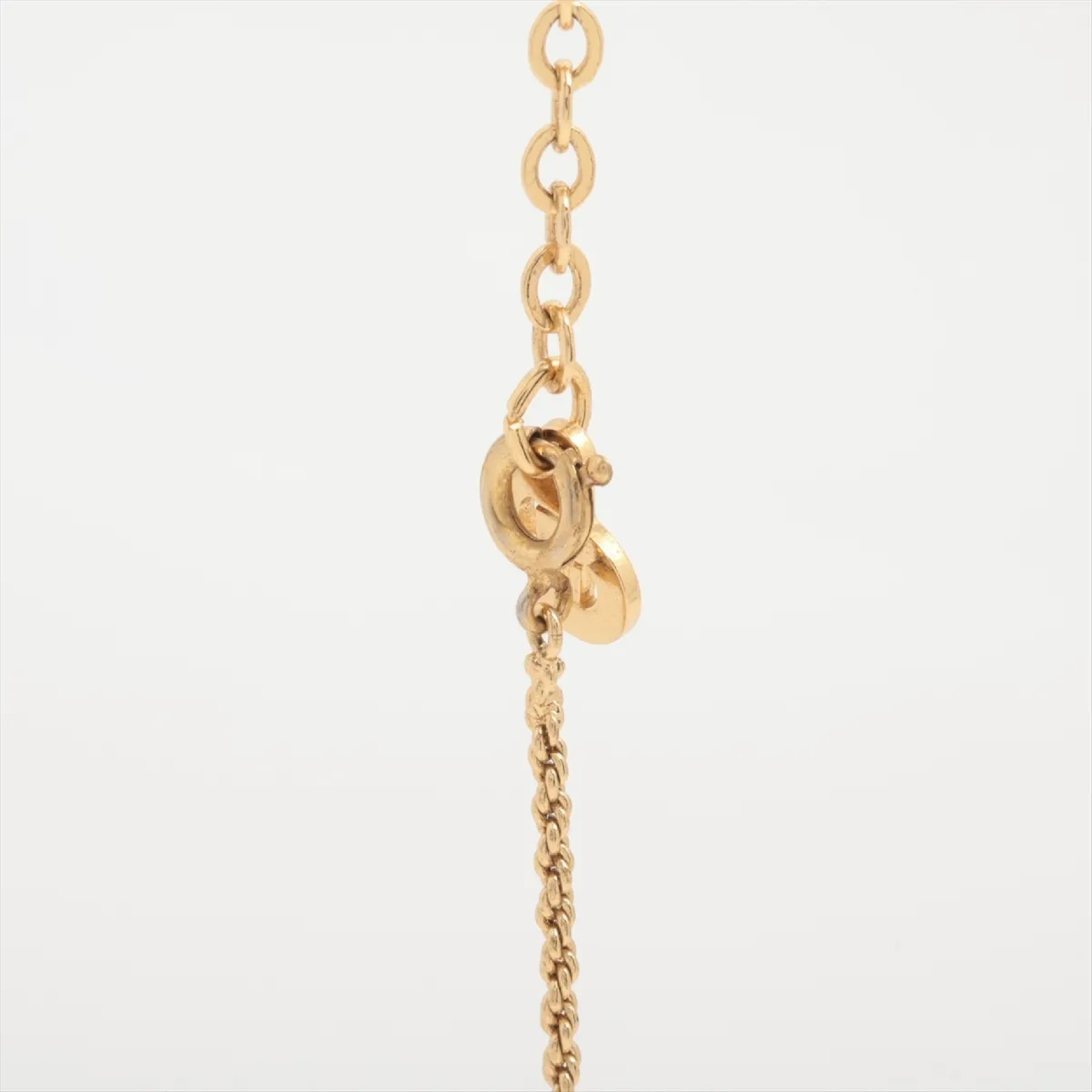 Logo GP x Rhinestone Gold Necklace — view 3