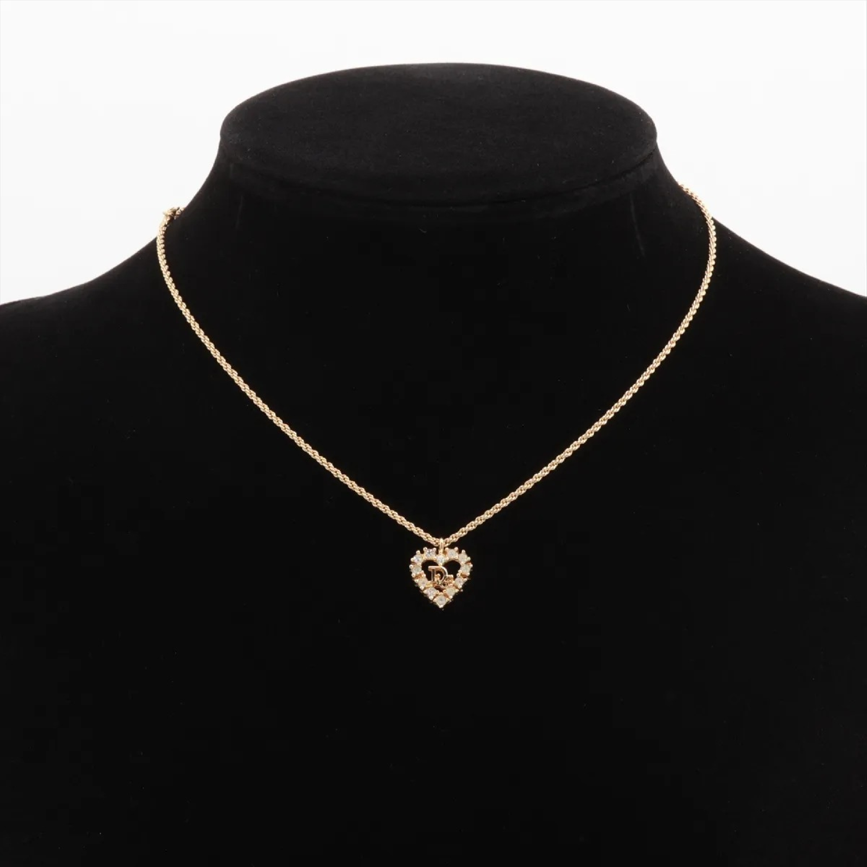 Logo GP x Rhinestone Gold Necklace — view 5