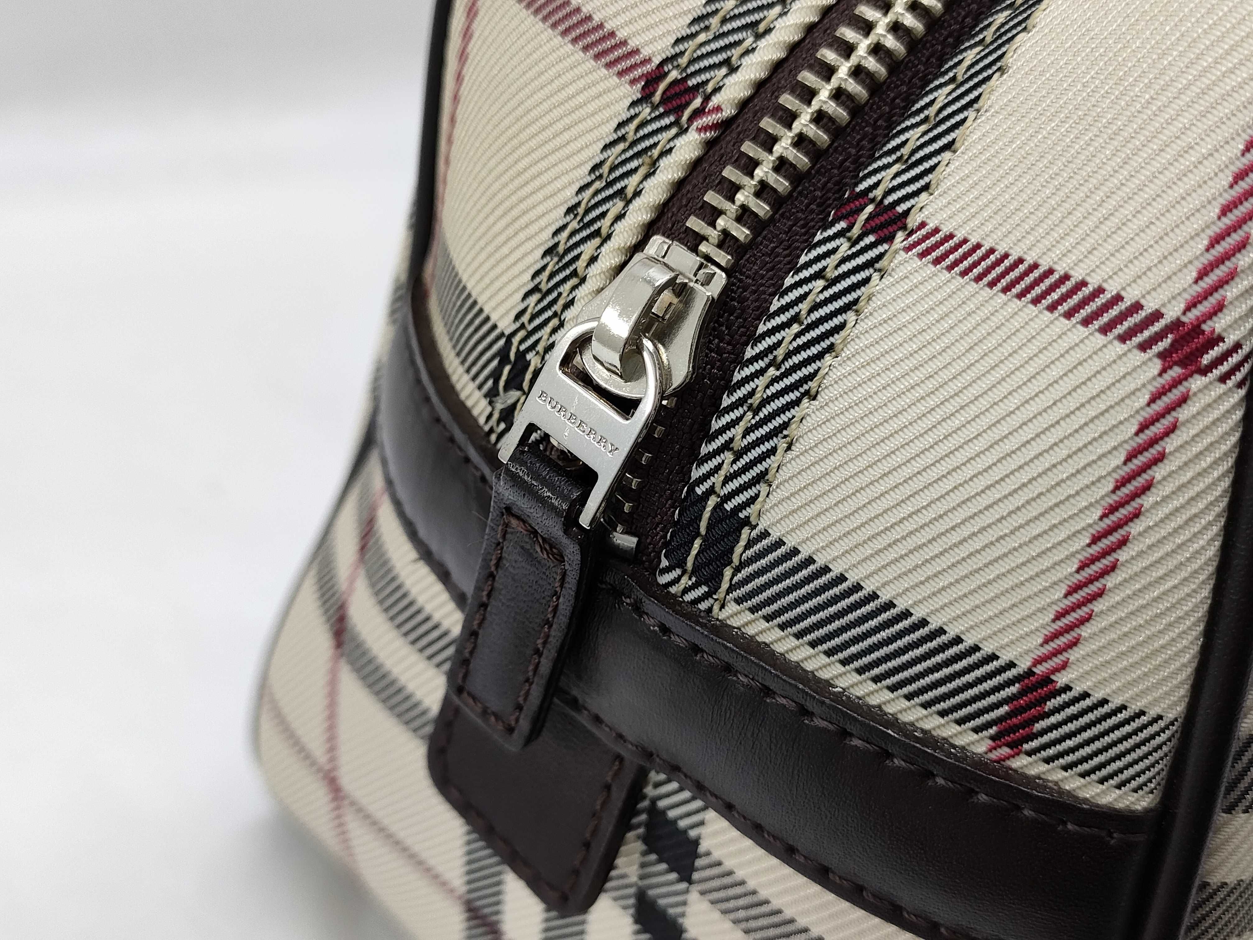 Nova Check Handbag Mini Boston Handbag — view 14