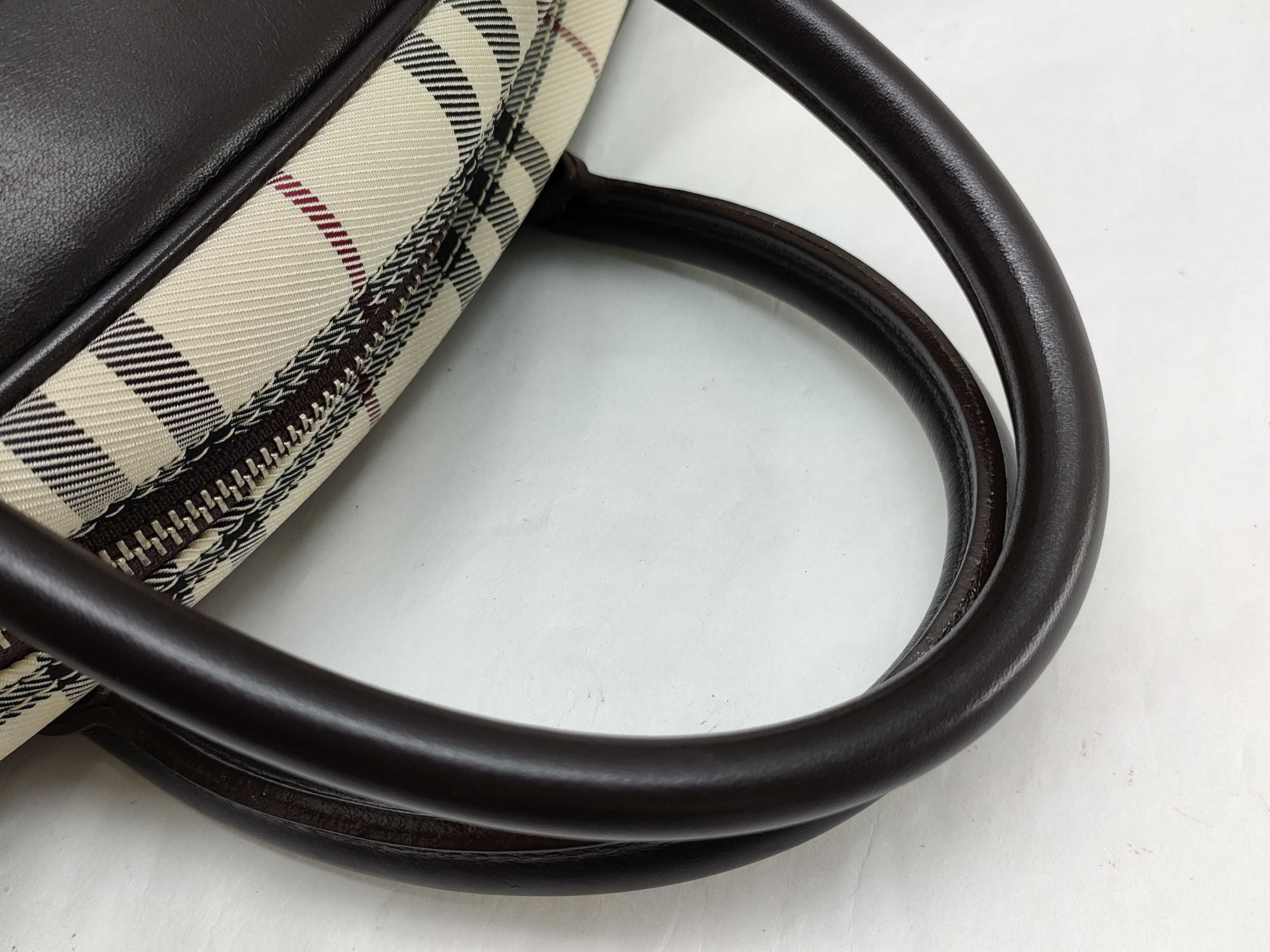 Nova Check Handbag Mini Boston Handbag — view 3
