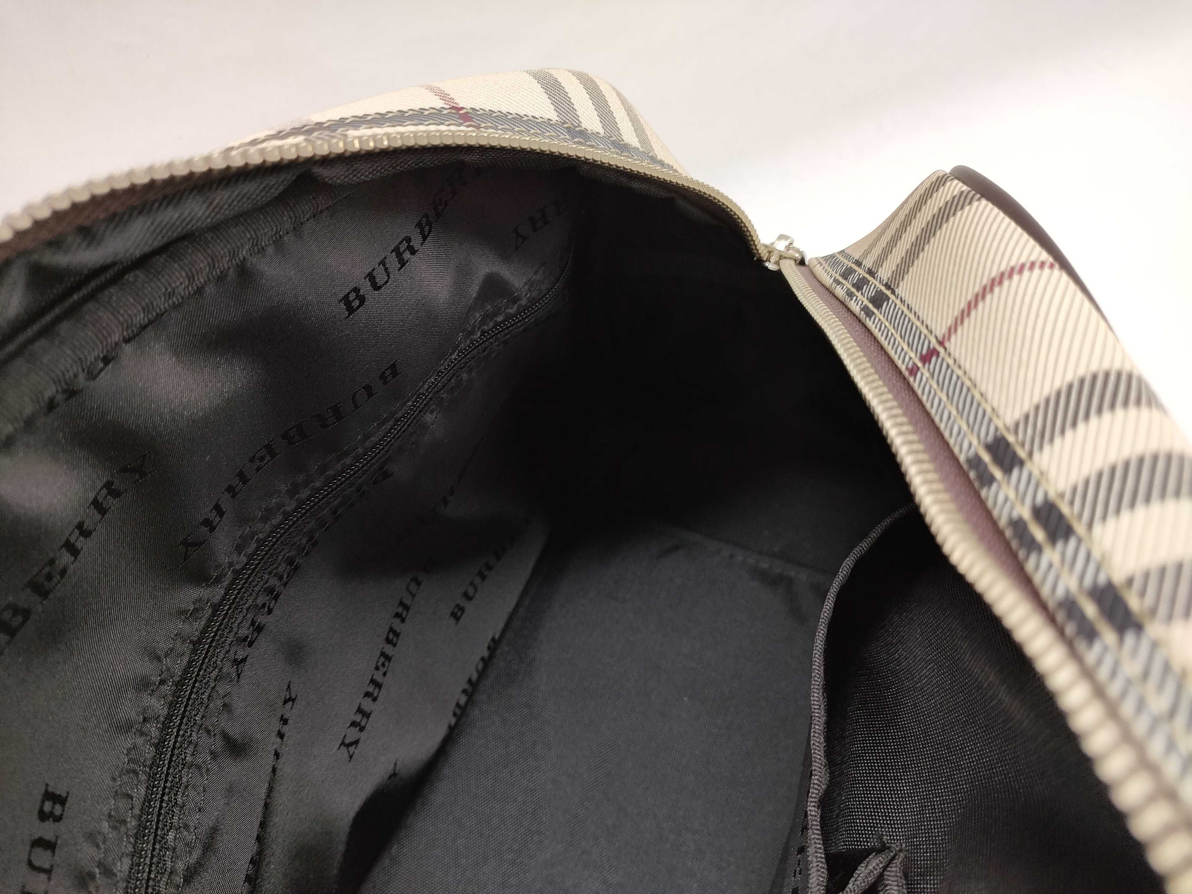 Nova Check Handbag Mini Boston Handbag — view 9