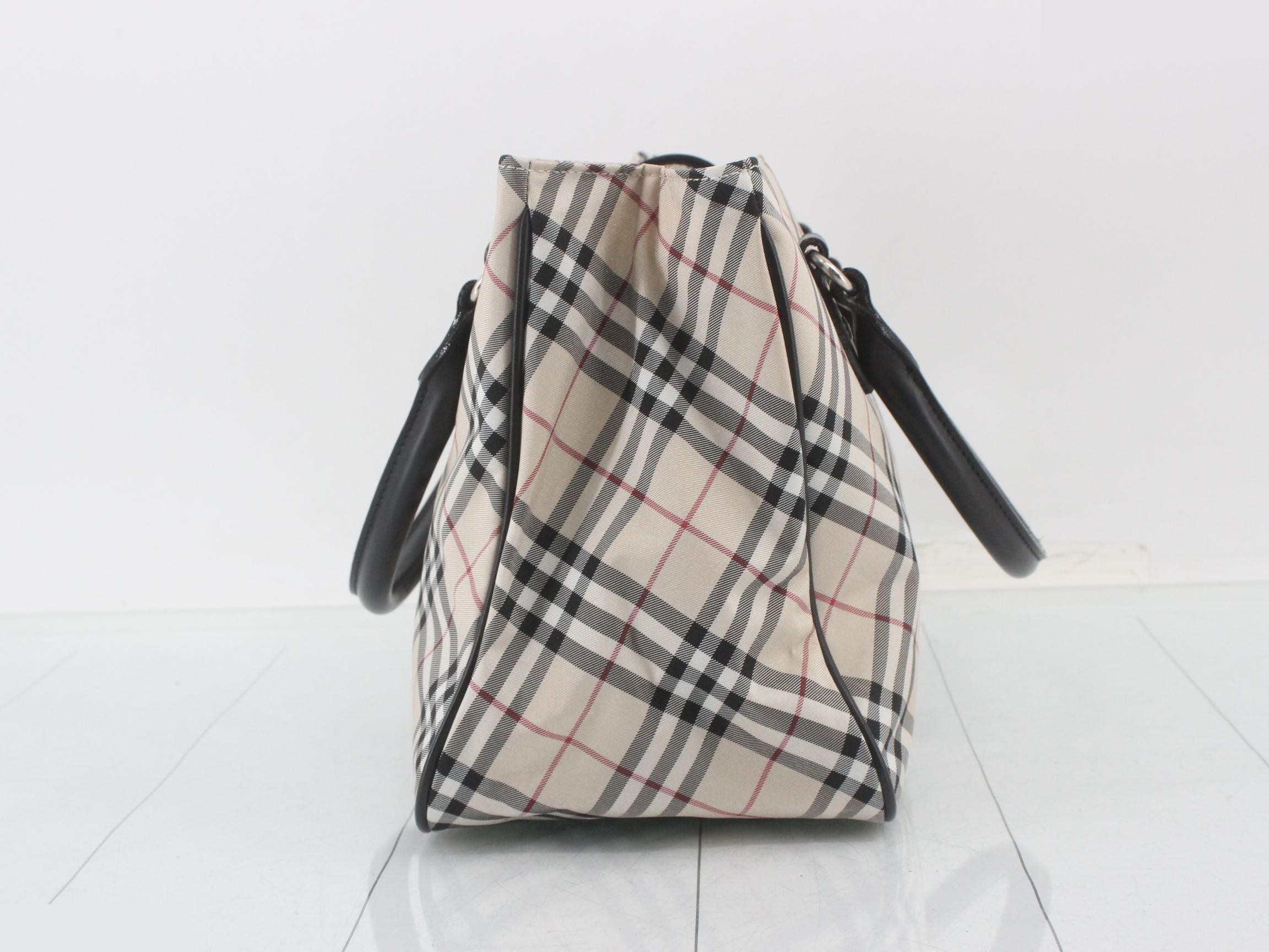 Blue Label Nova Check Handbag Tote Bag — view 4