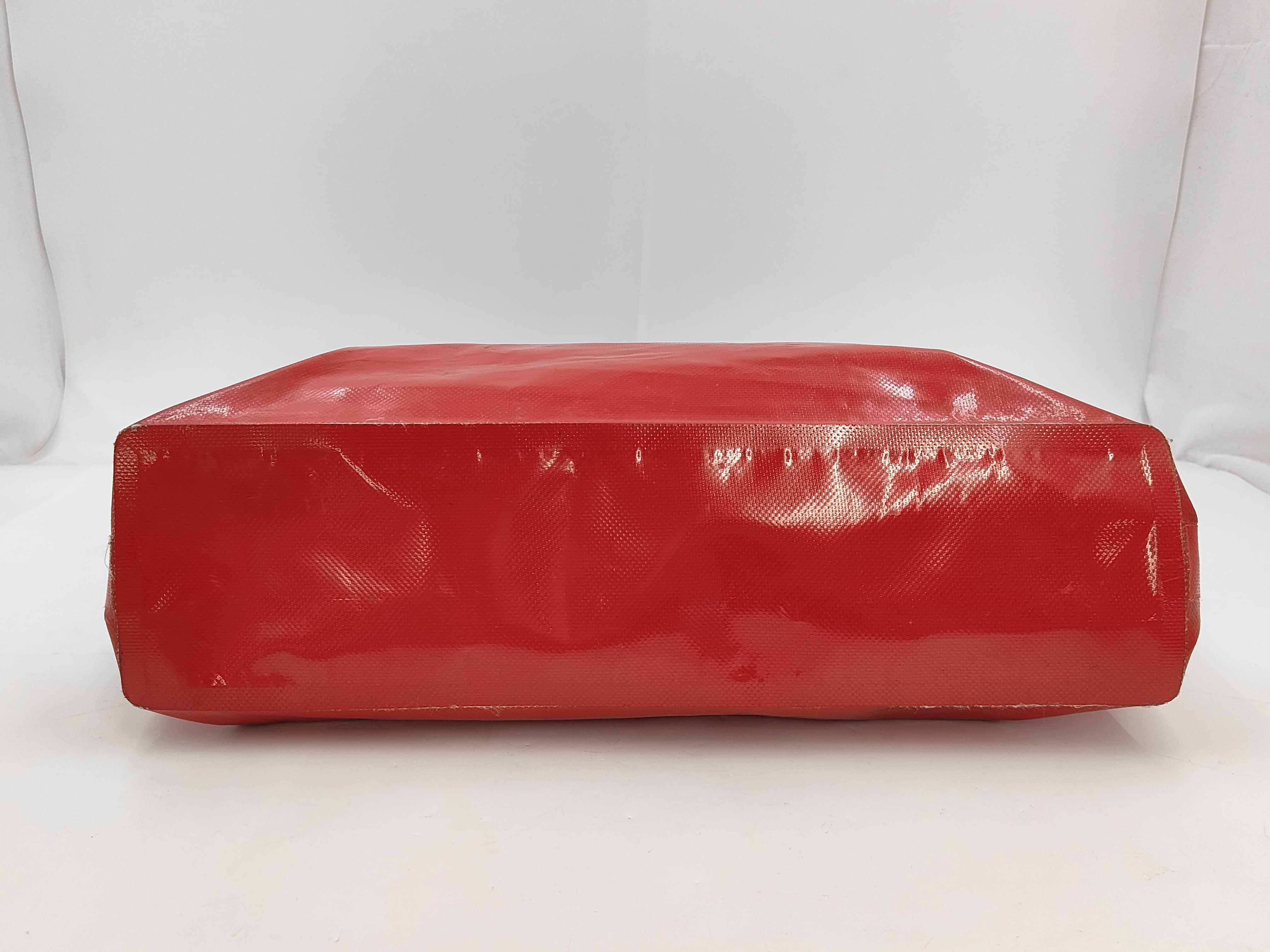 Cocomark Waterproof Vinyl Red Tote Bag — view 6