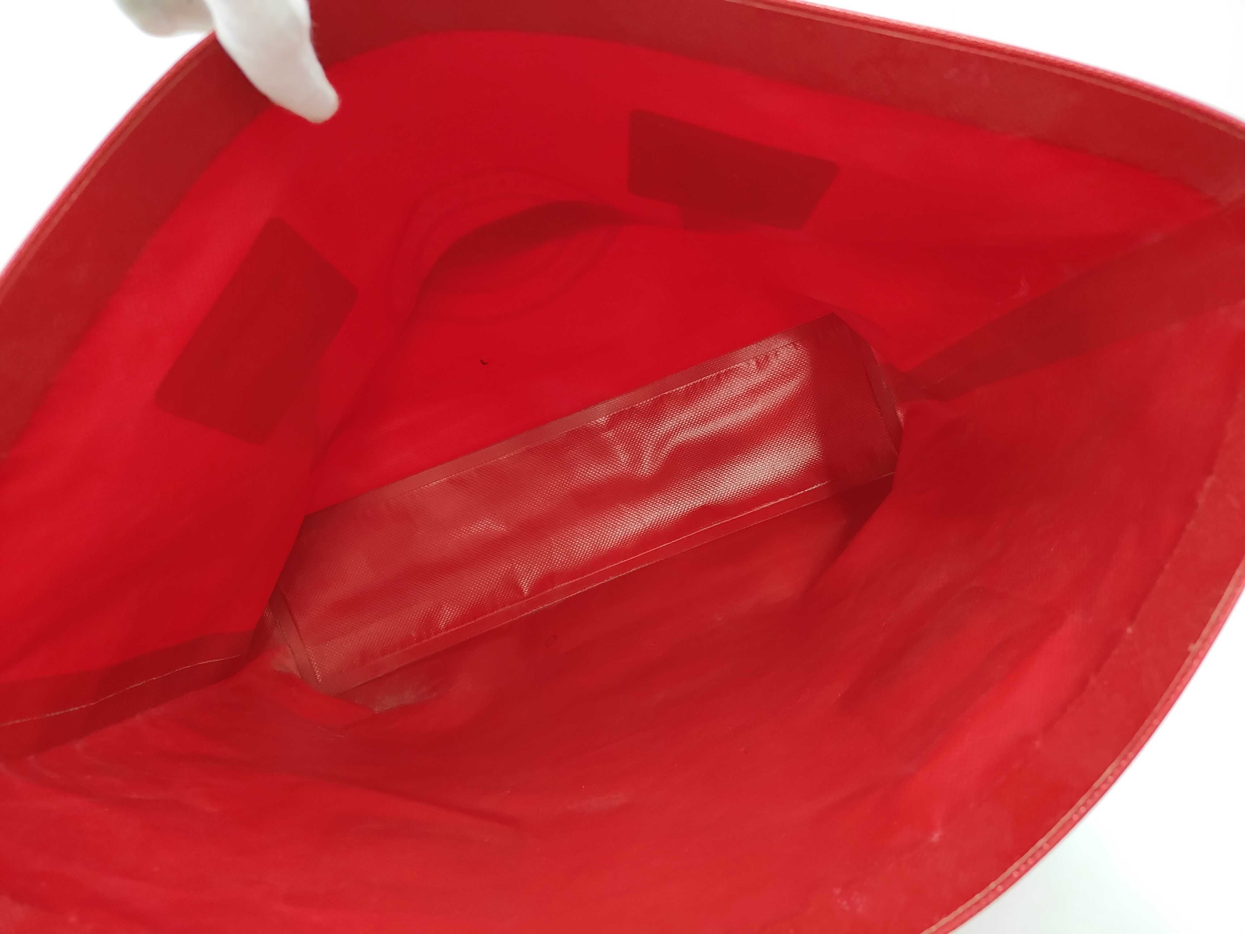 Cocomark Waterproof Vinyl Red Tote Bag — view 8