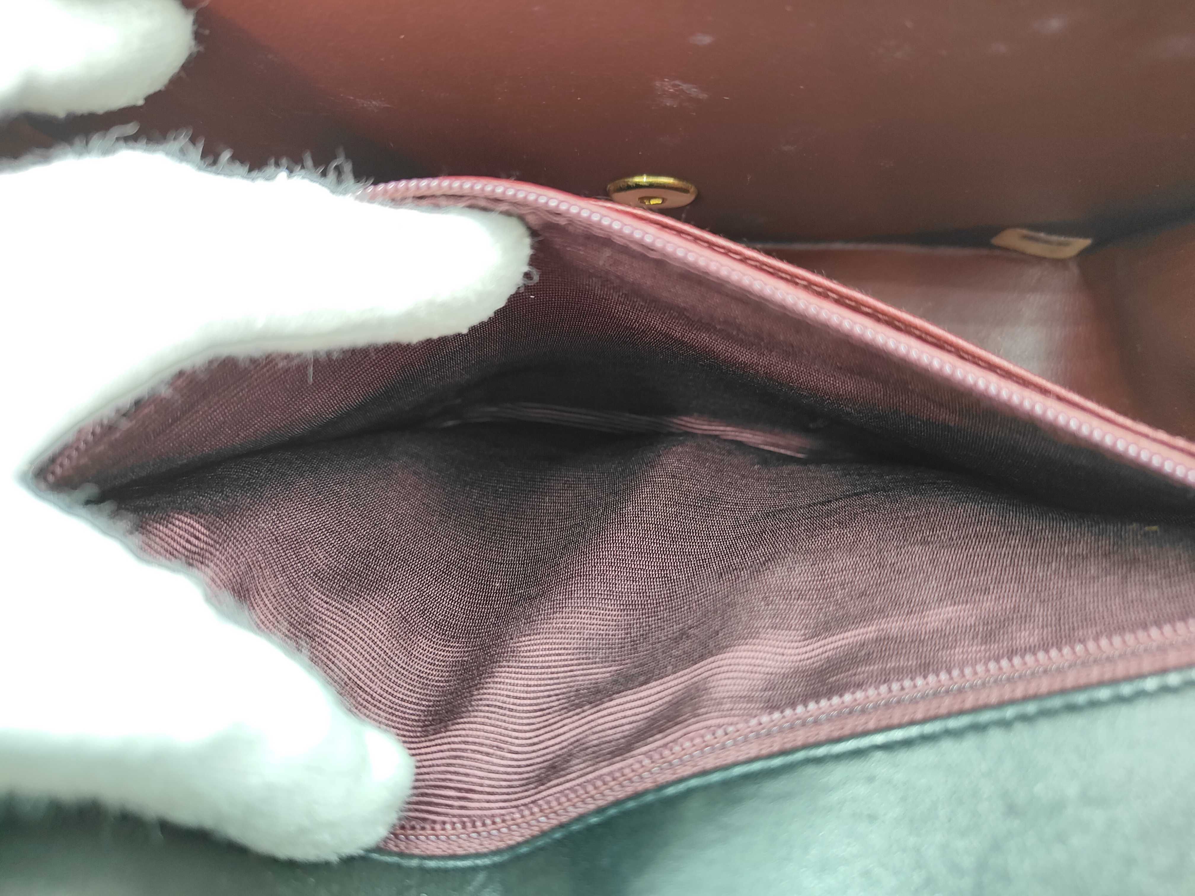 Lambskin V-Stitch Shoulder Bag — view 11