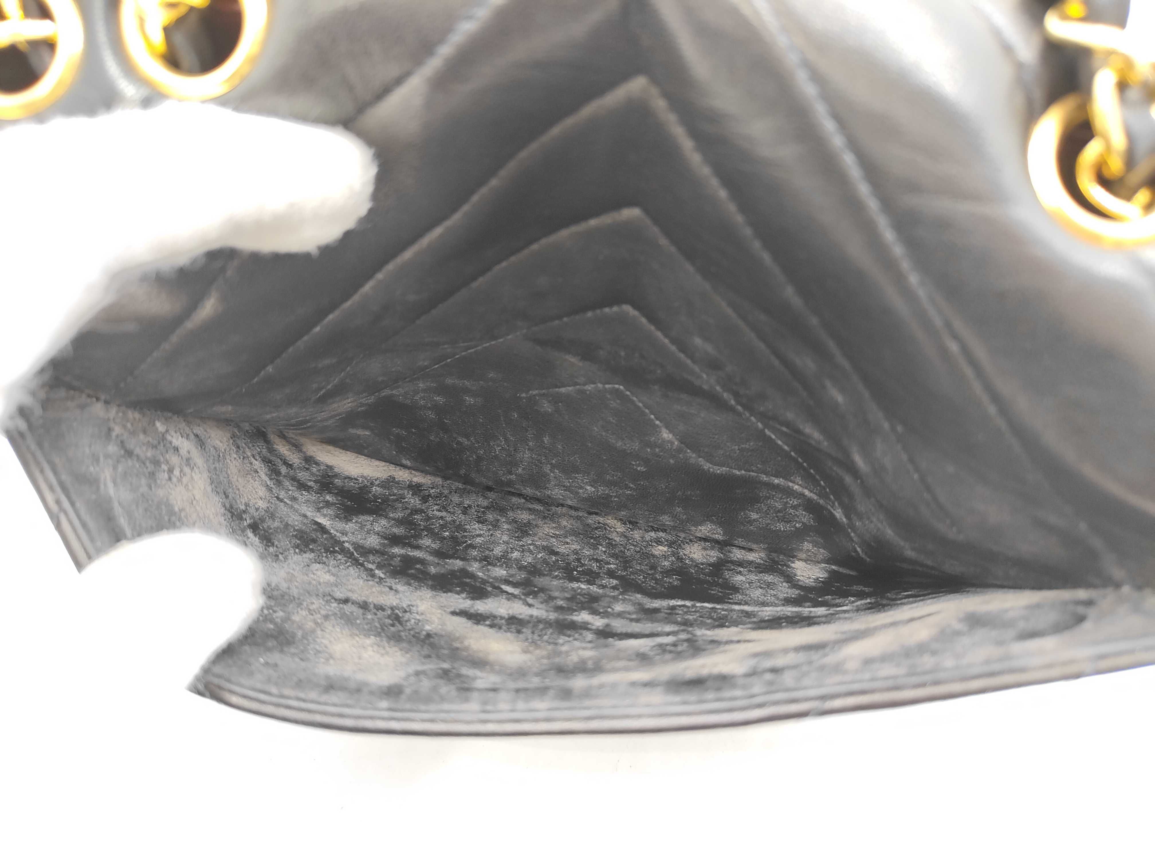Lambskin V-Stitch Shoulder Bag — view 12