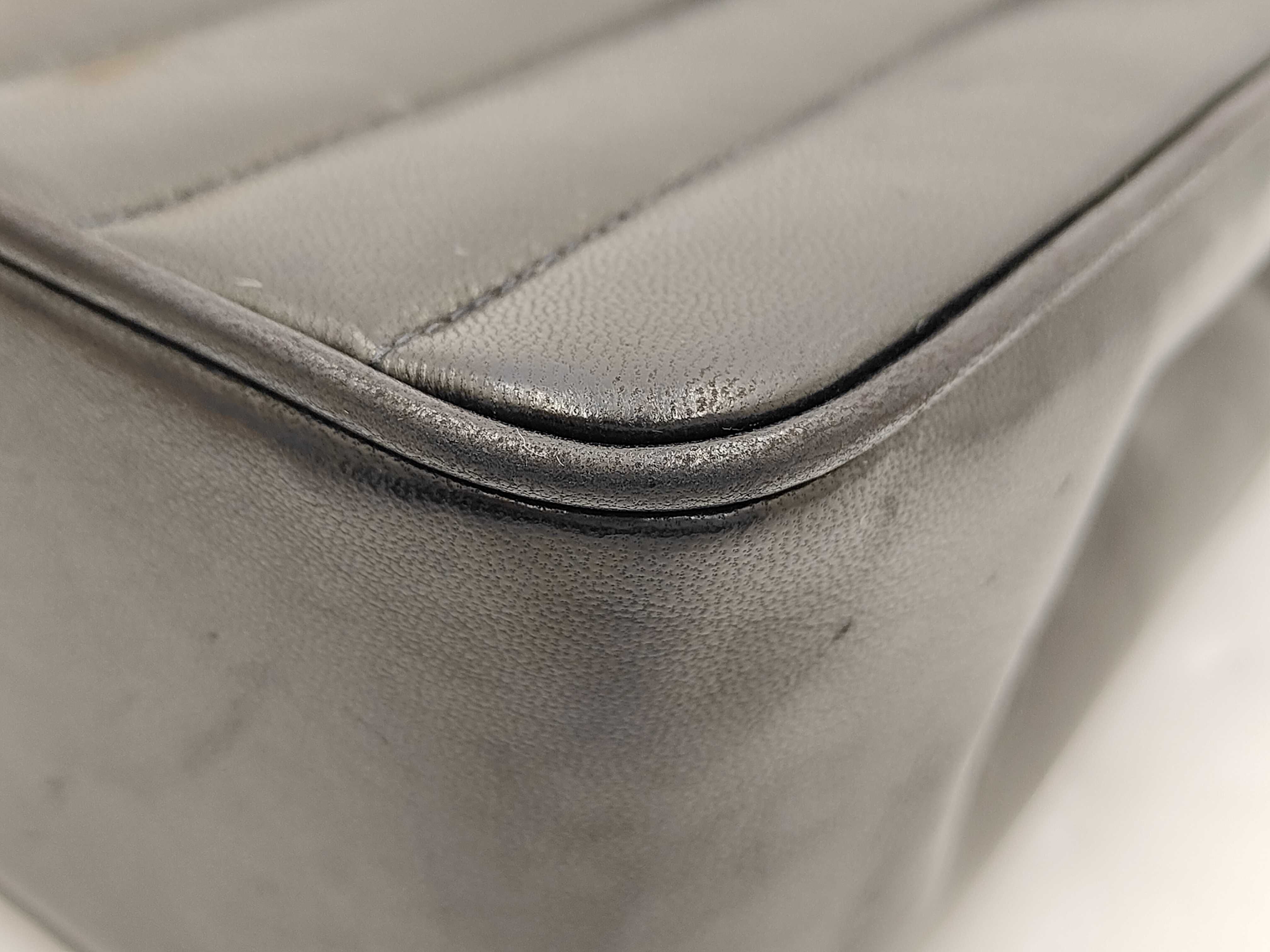 Lambskin V-Stitch Shoulder Bag — view 6